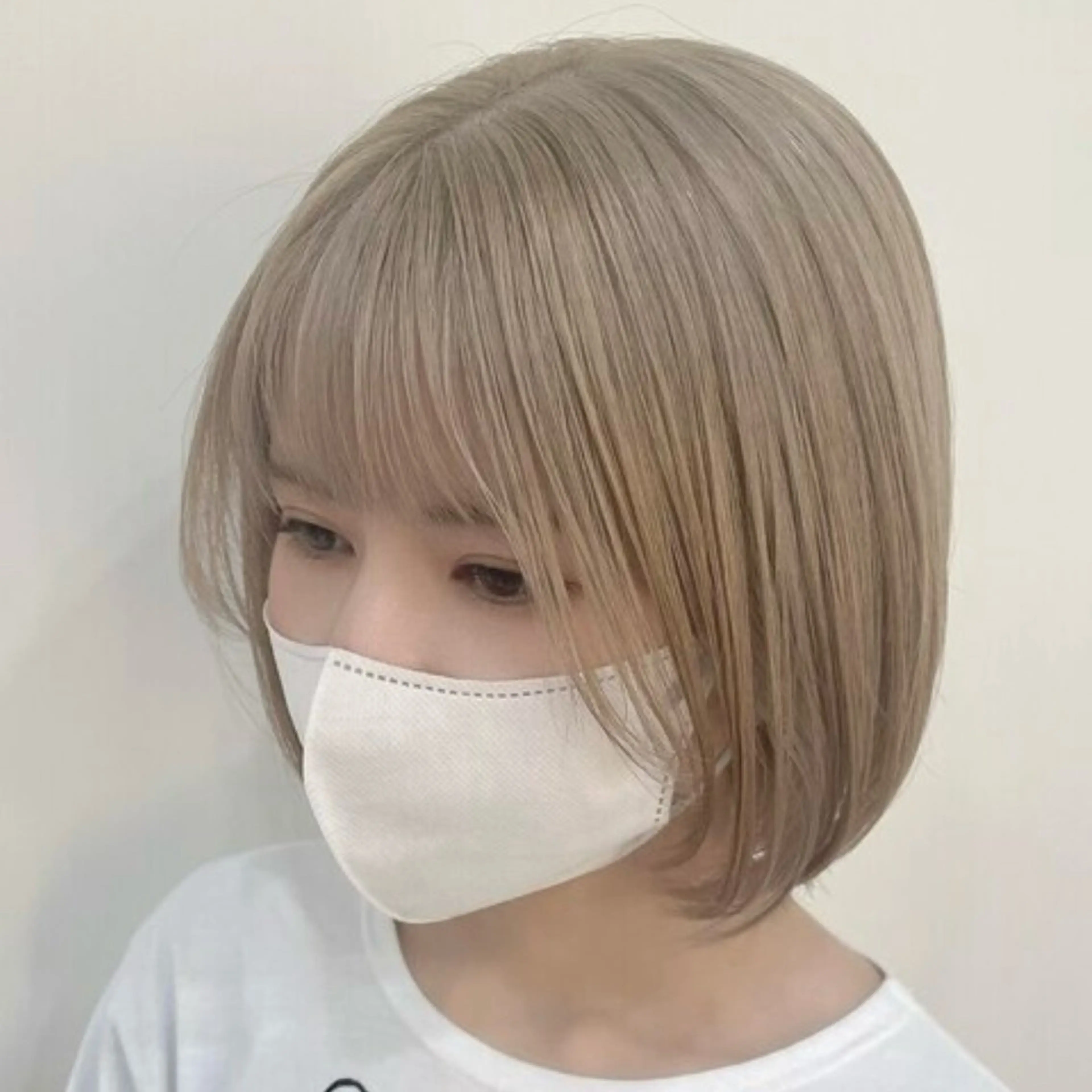 ショート ハイトーン/ボブ/ ハイライト🌱ᩚ涼介のヘアスタイル