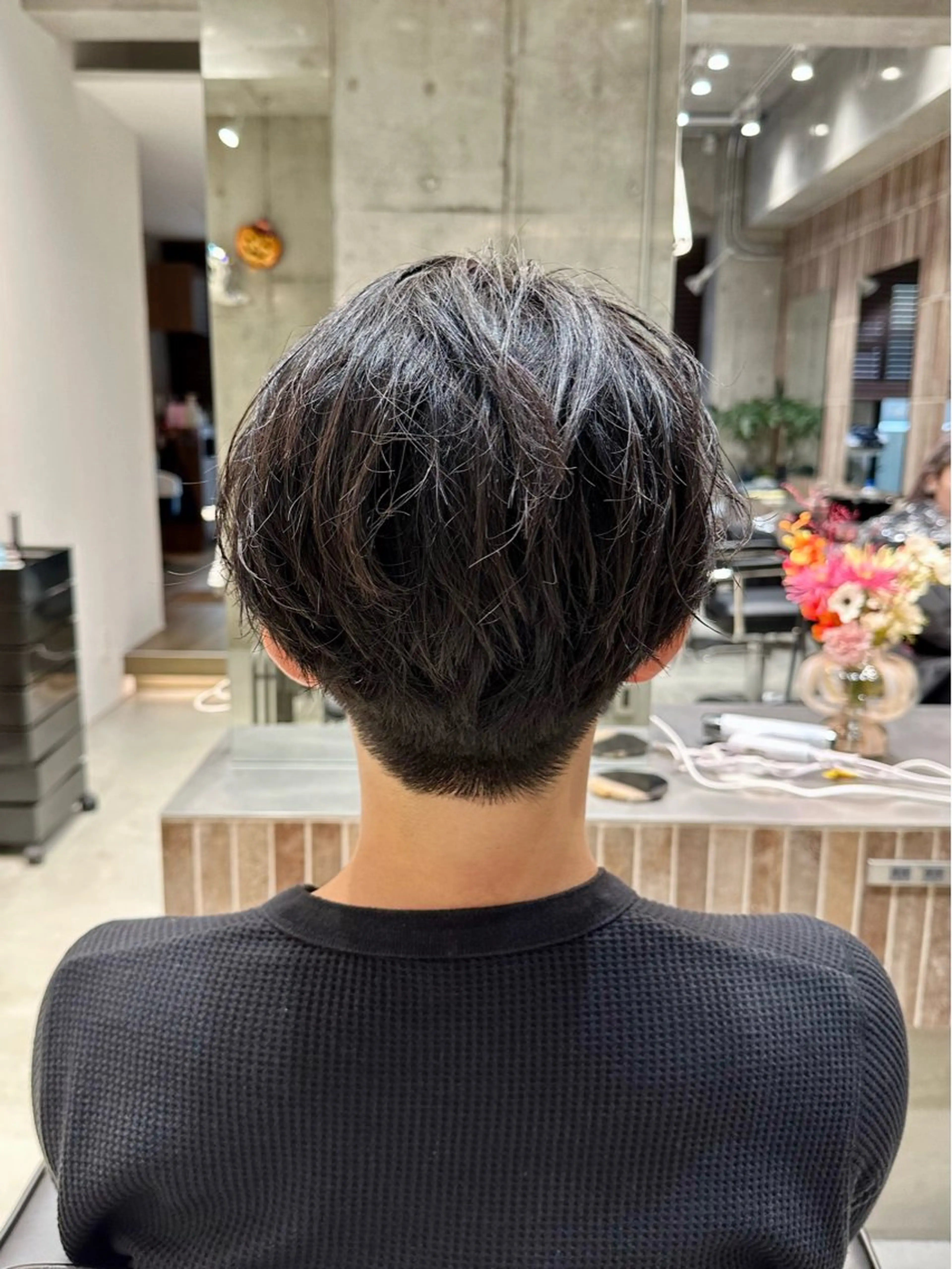 ミディアム パーマ メンズ カット パーマ 横浜/ボブ/ ショート/はやとのヘアスタイル