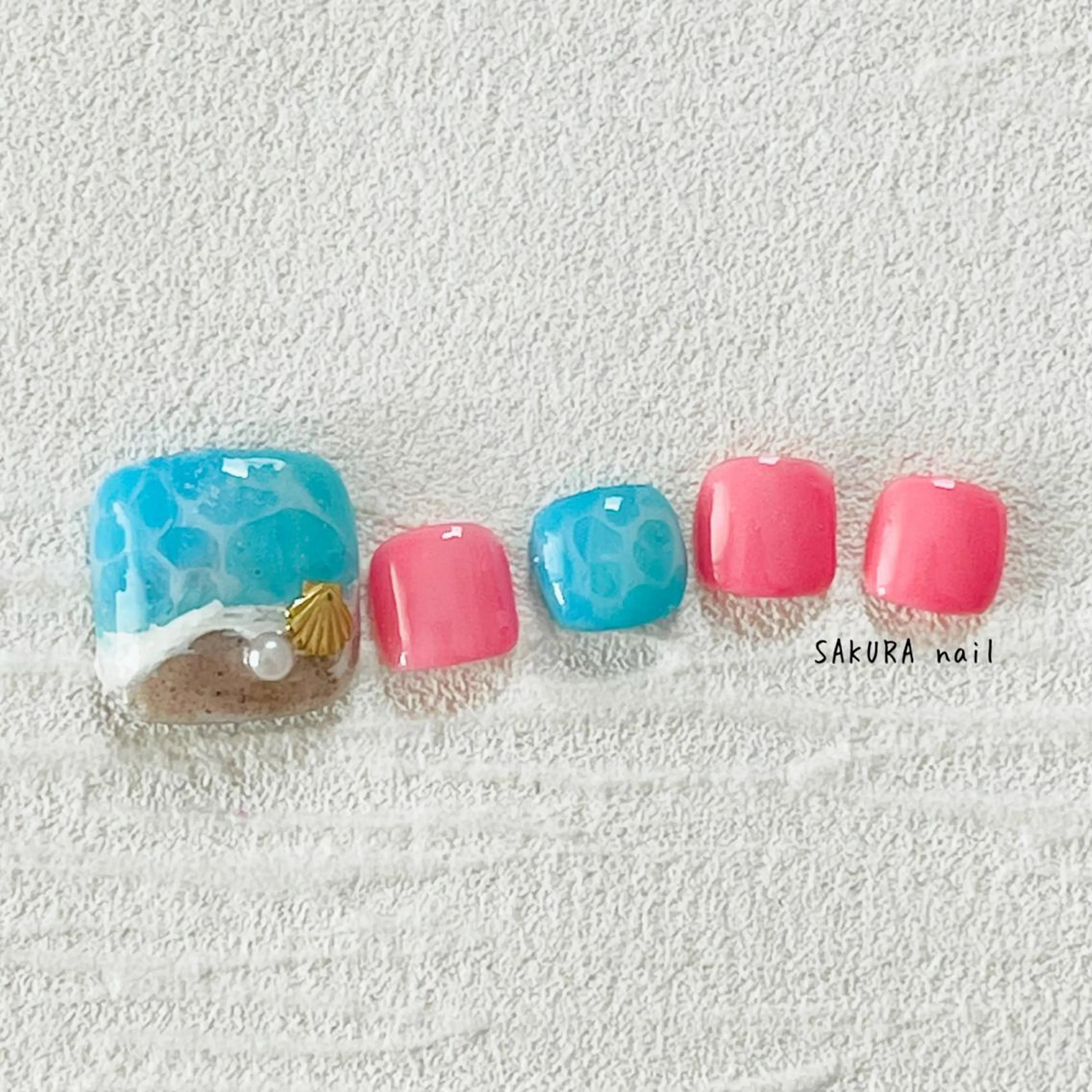 ネイル フットネイル SAKURA nailのネイルデザイン