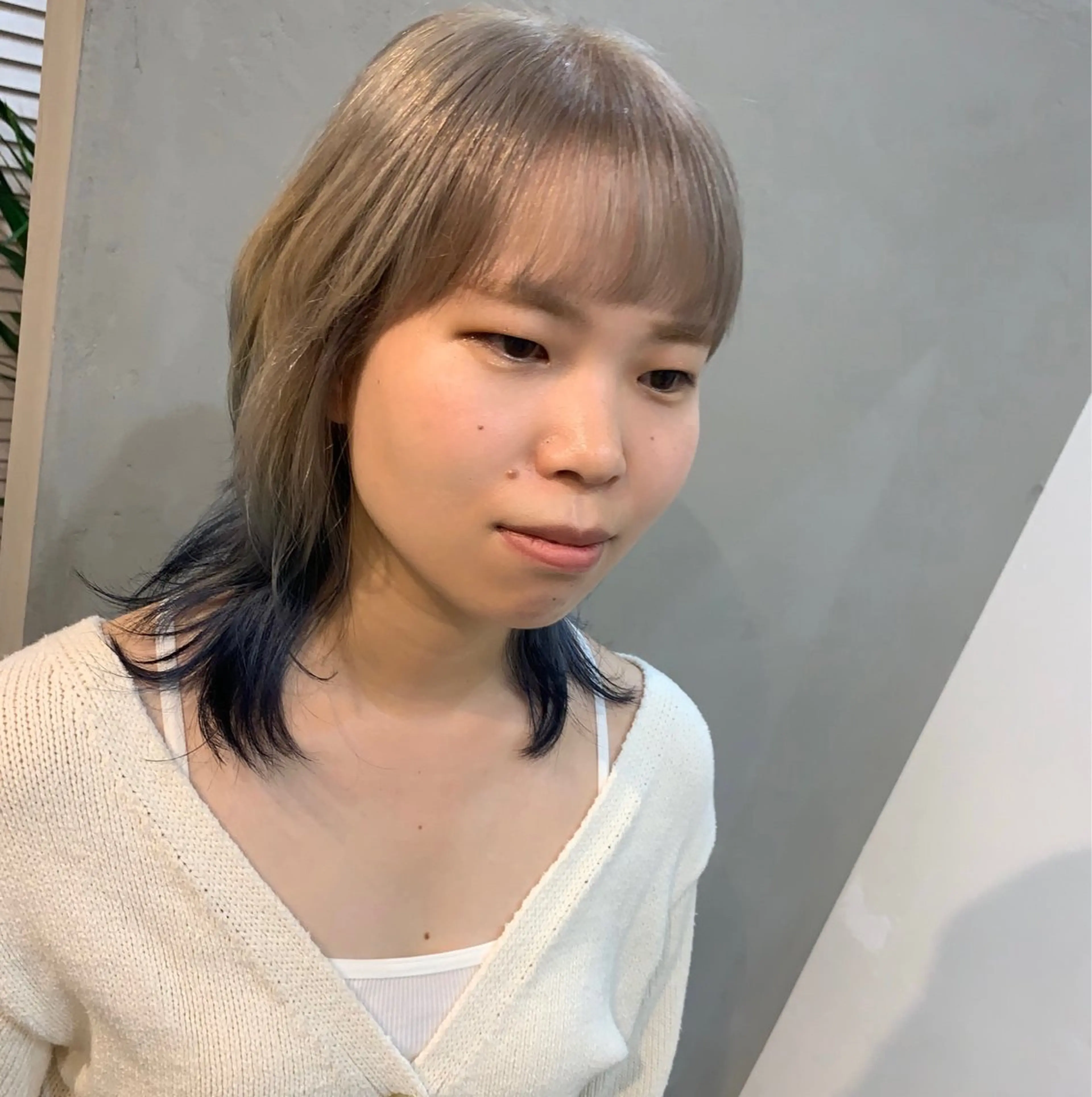 セミロング 竹村 恵功代のヘアスタイル