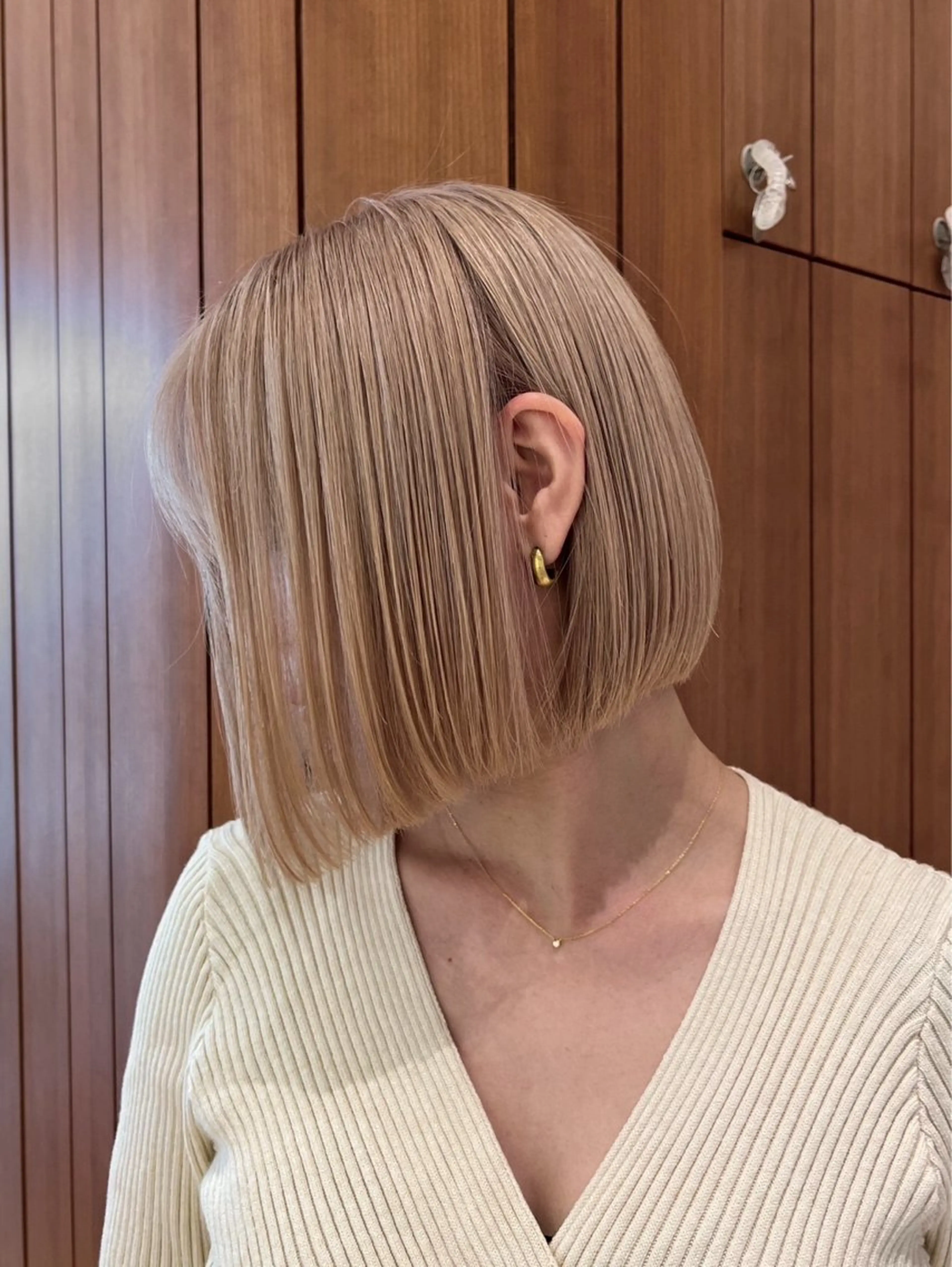 ショート カラー トリートメント ヘアカラー トリートメント 渋谷/垢抜けボブ 髪質改善/ショウゴのヘアスタイル