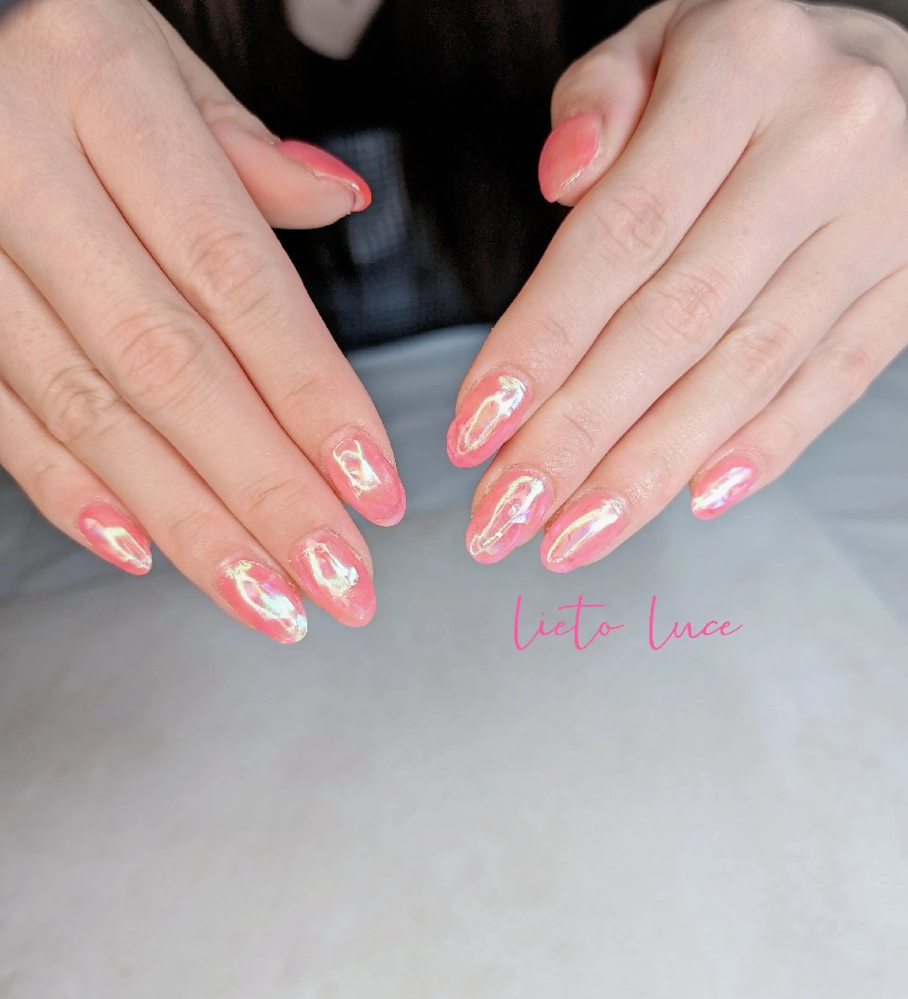 ネイル ピンク ハンドネイル lieto luce Yukaのネイルデザイン