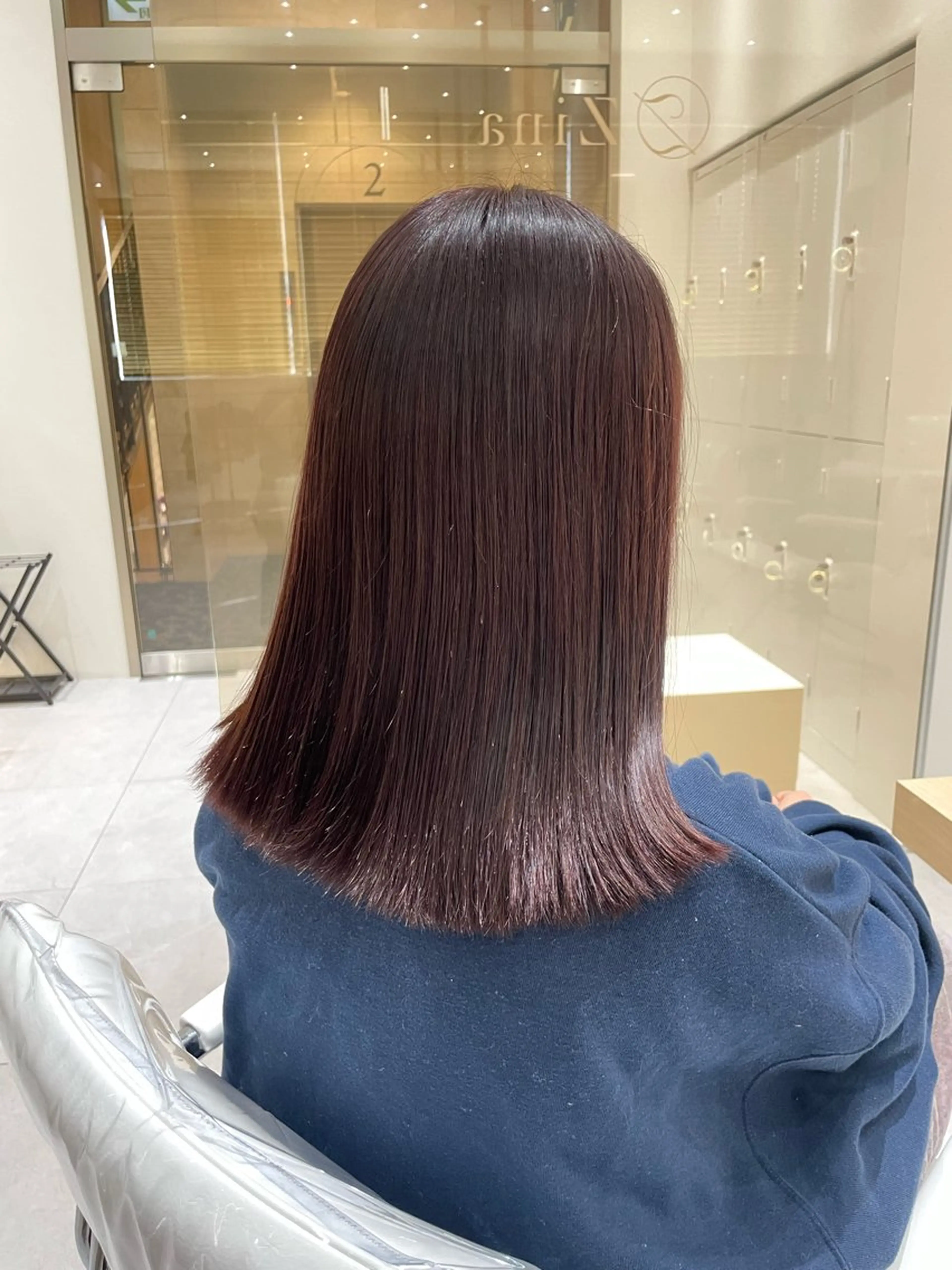 ミディアム カラー ブラウンカラー ダブルカラー ラベンダーカラー ラベンダーブラウン 艶カラー特化💎 梅村晋平のヘアスタイル