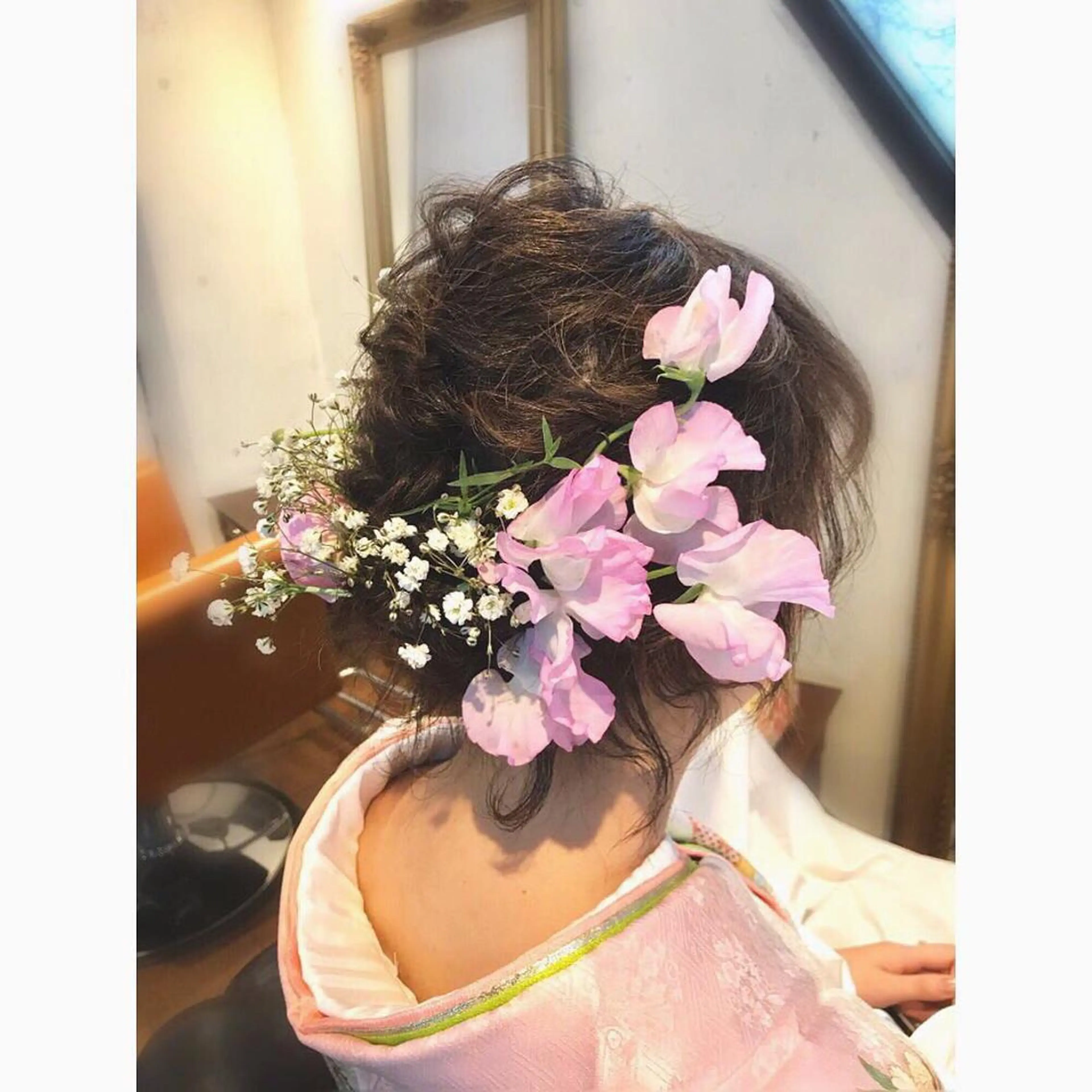 ショート ヘアアレンジ 着物ヘア corona hairdesign KAZUE MAEDA所属・マエダ　カズエ🫶 coronahairのヘアスタイル