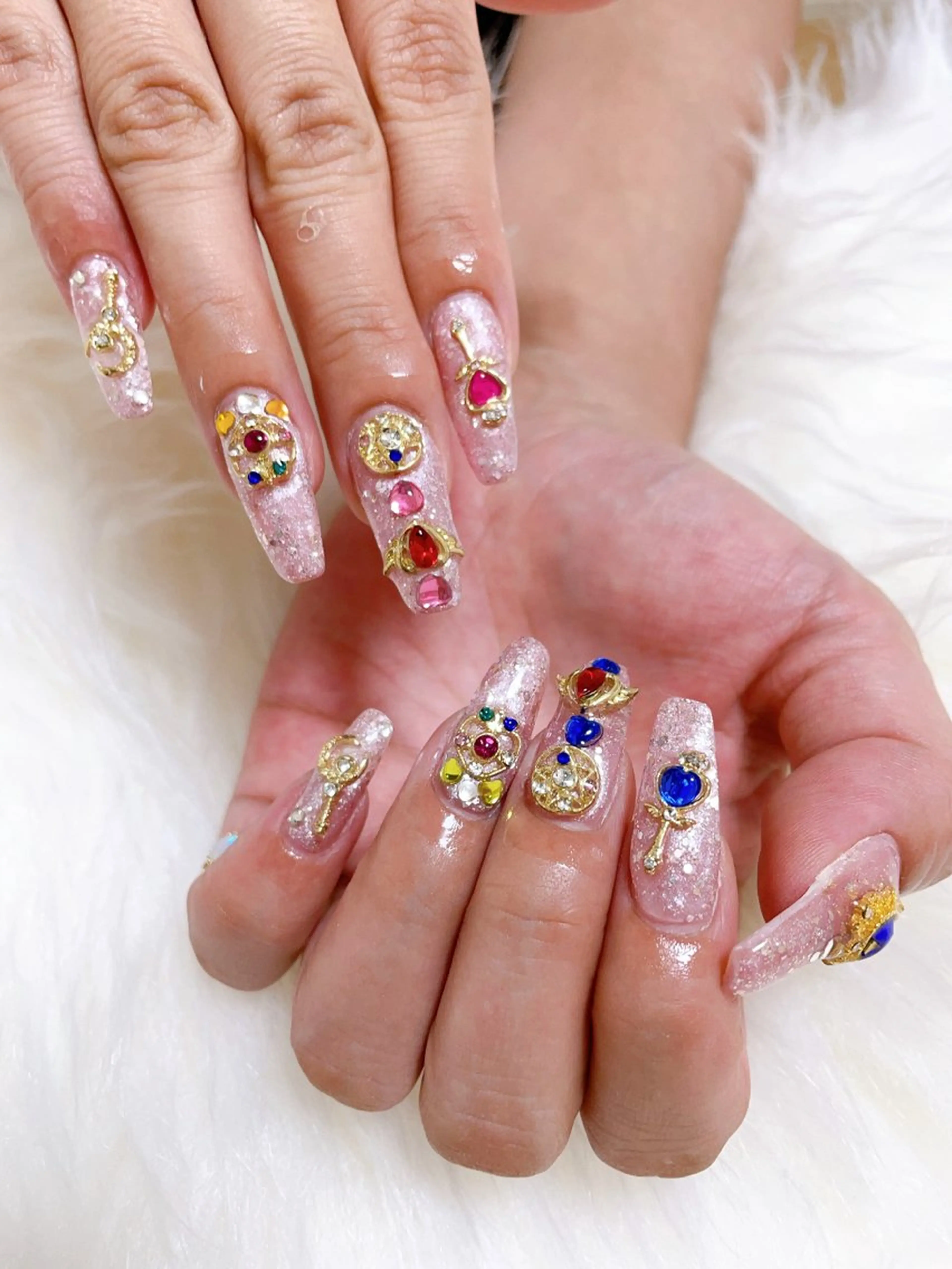 ネイル 長さ出し ロングネイル 持ち込み ハンドネイル ハンドケア GAL_ NAILのネイルデザイン