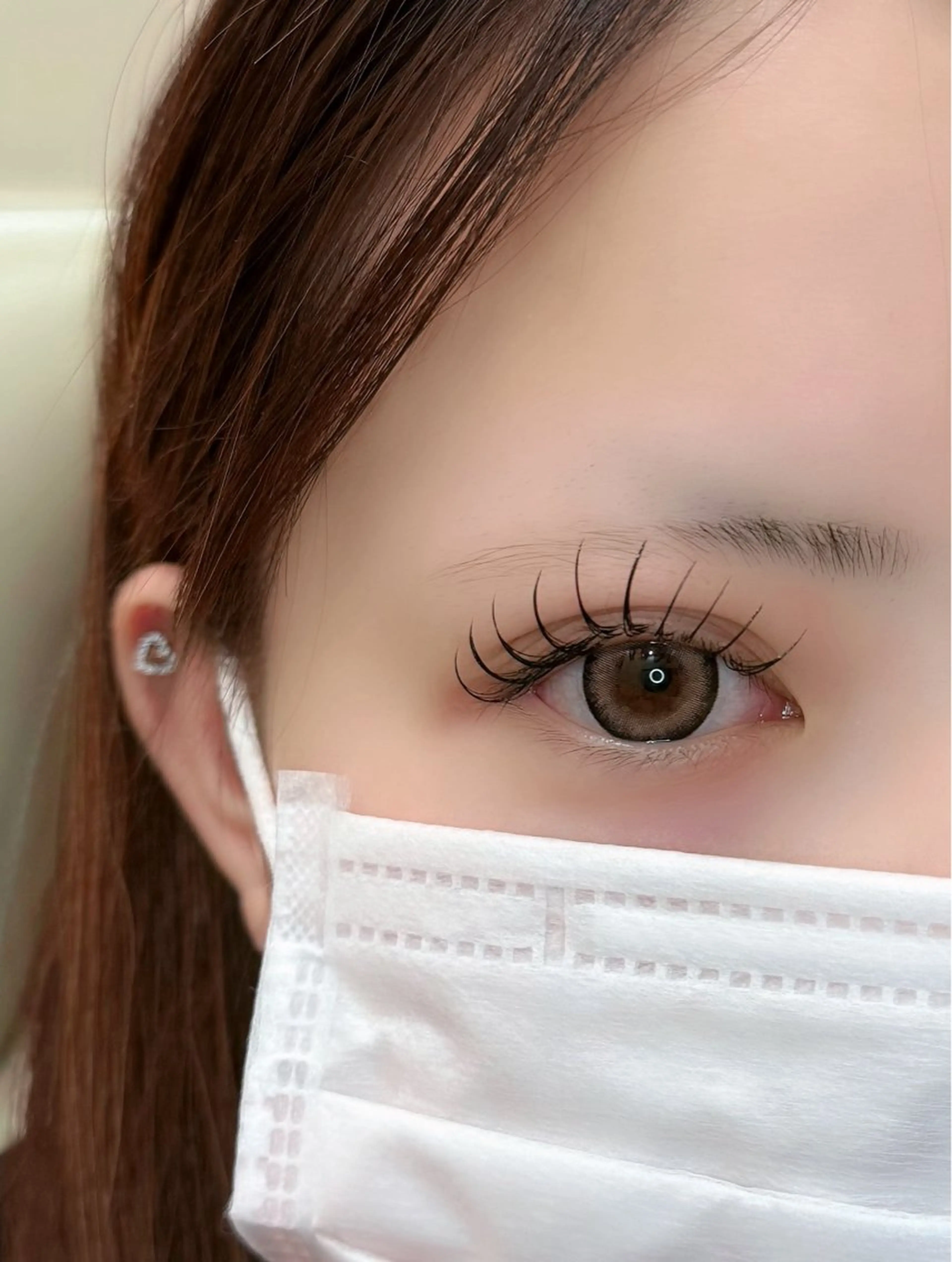 マツエク・マツパ 束感まつ毛 Dカール フラットラッシュ マツエク OPShair feliz所属・OPS hair ミクのマツエク・マツパデザイン