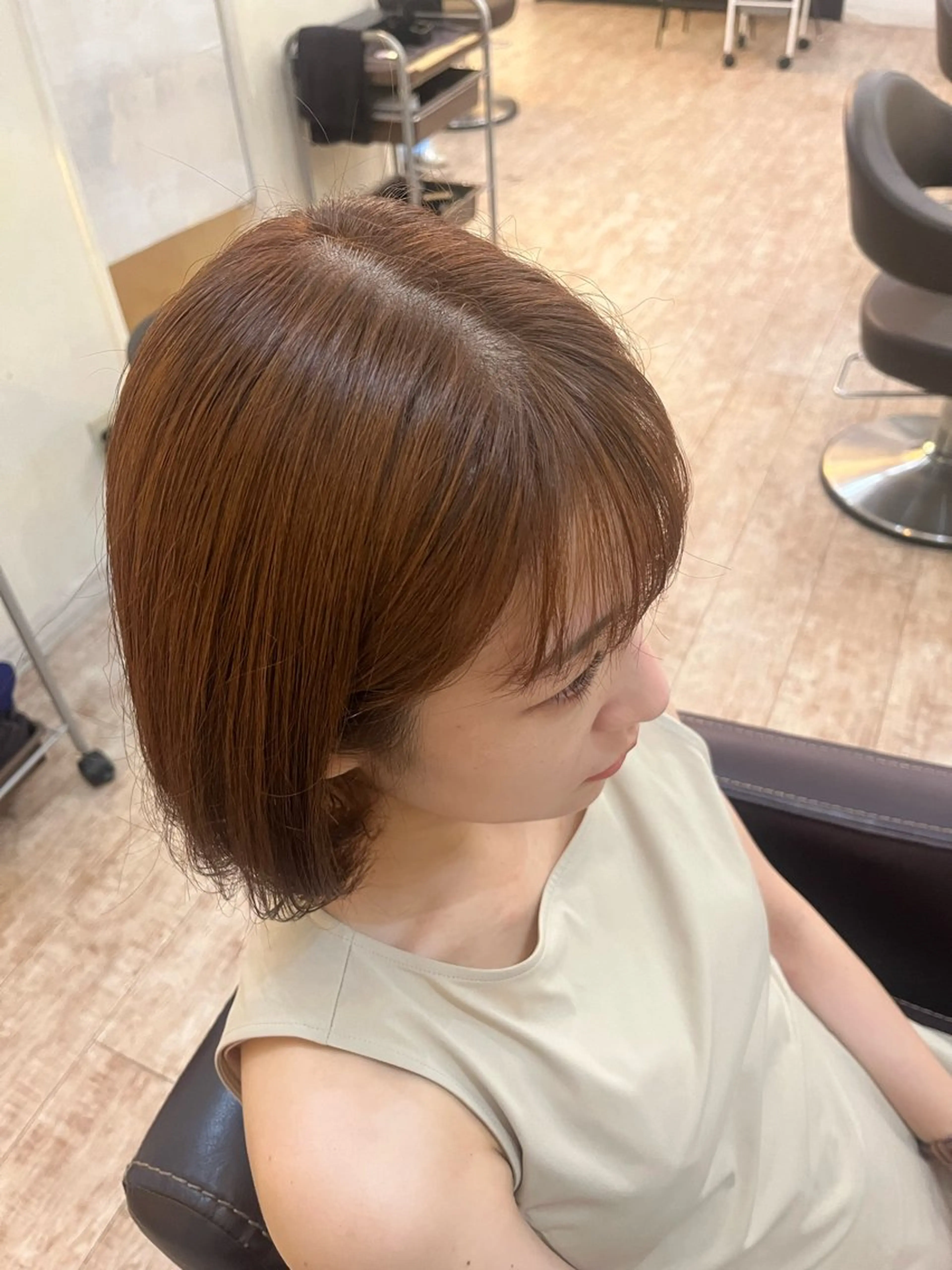 ショート ヘアカラー アロハ　自由が丘所属・ハイライト 募集中💕まゆのヘアスタイル
