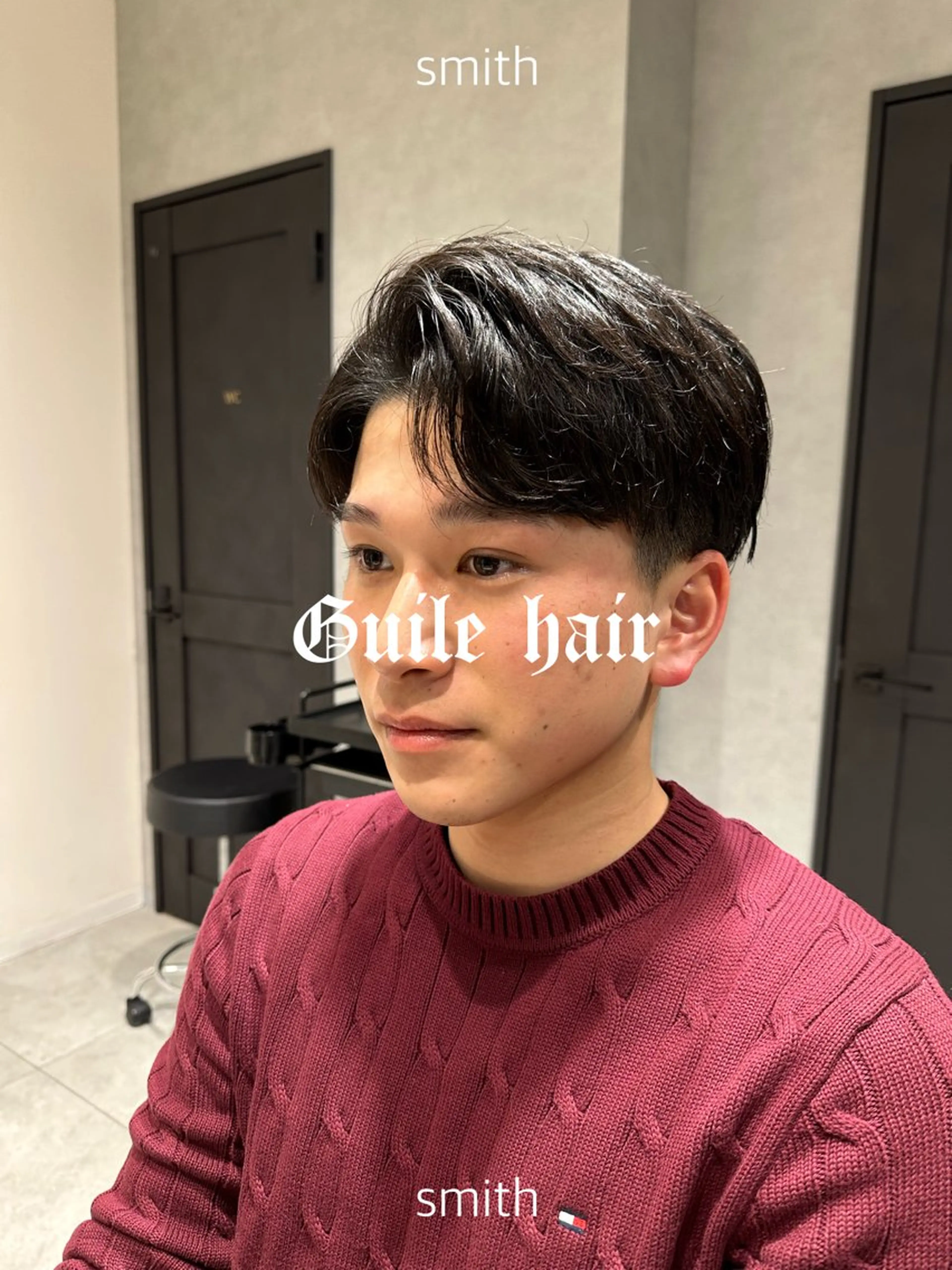メンズ メンズ韓国風 メンズパーマ カット トリートメント メンズパーマ特化 Gakutoのヘアスタイル
