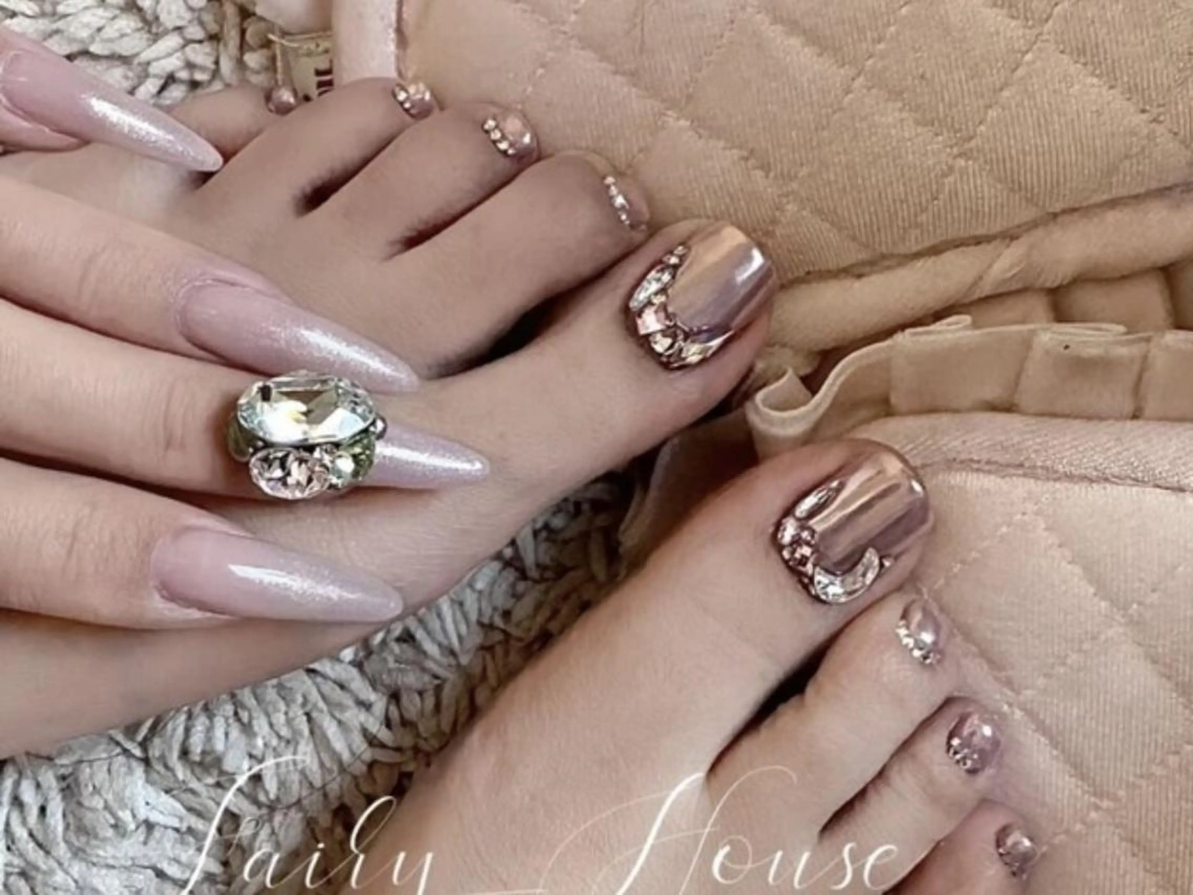 《ハンド&フット》持ち込み画像パーツつけ放題☆18480円の写真