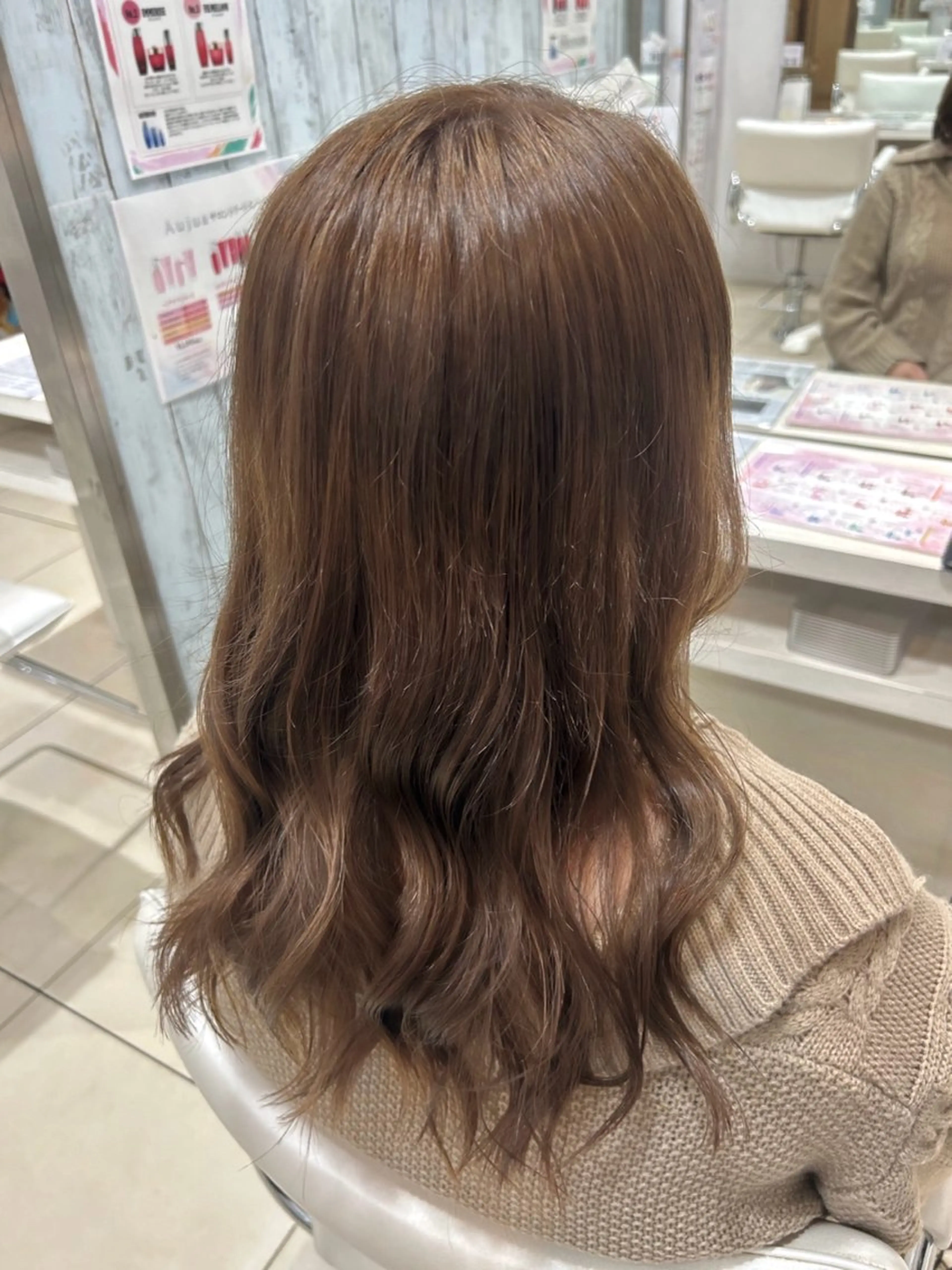 ロング ヘアカラー ✨🦄韓国風レイヤー 🦄✨林あかりのヘアスタイル