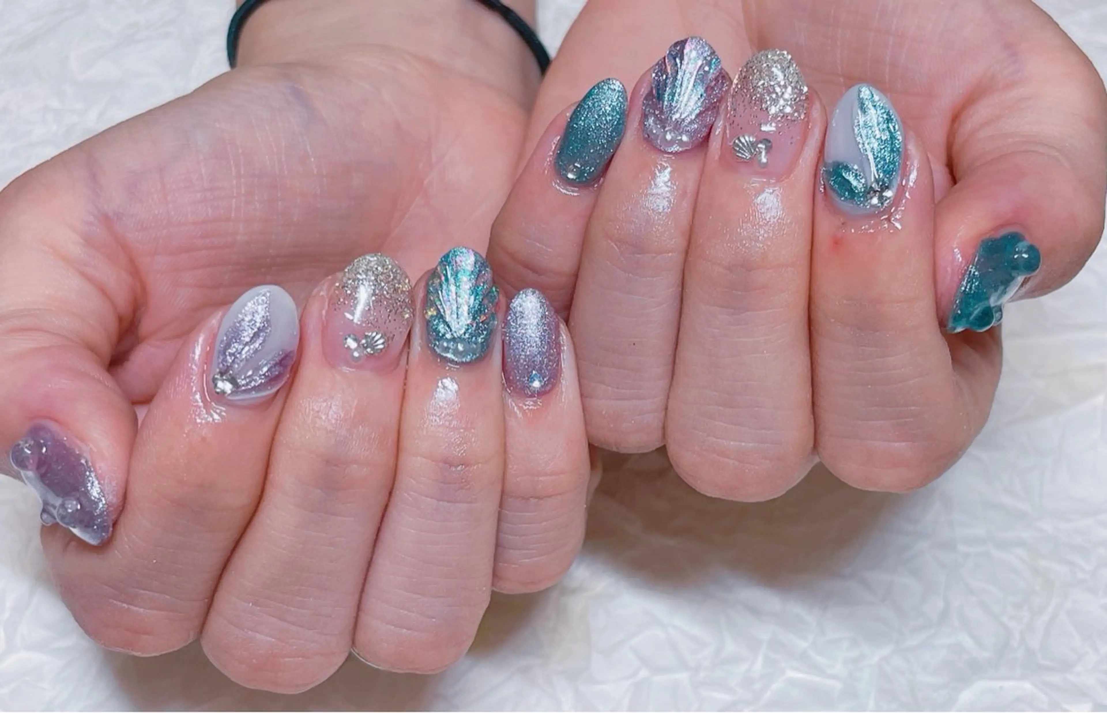 ネイル アートネイル チークネイル フットネイル フレンチネイル ジェルネイル ハンドネイル ゆ か_Nails💫のネイルデザイン