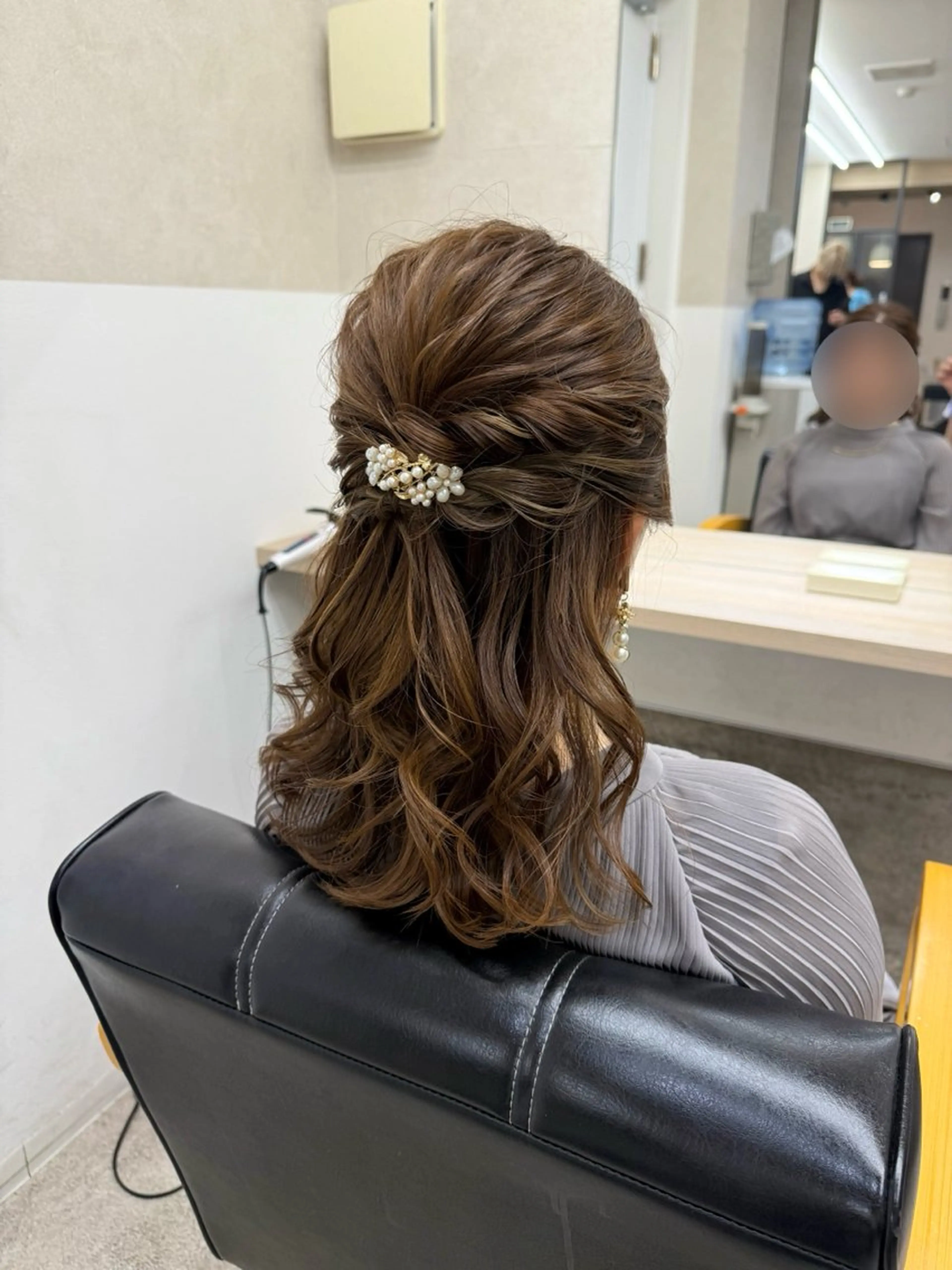 ミディアム ヘアセット GiseL 博多 ほのかのヘアスタイル