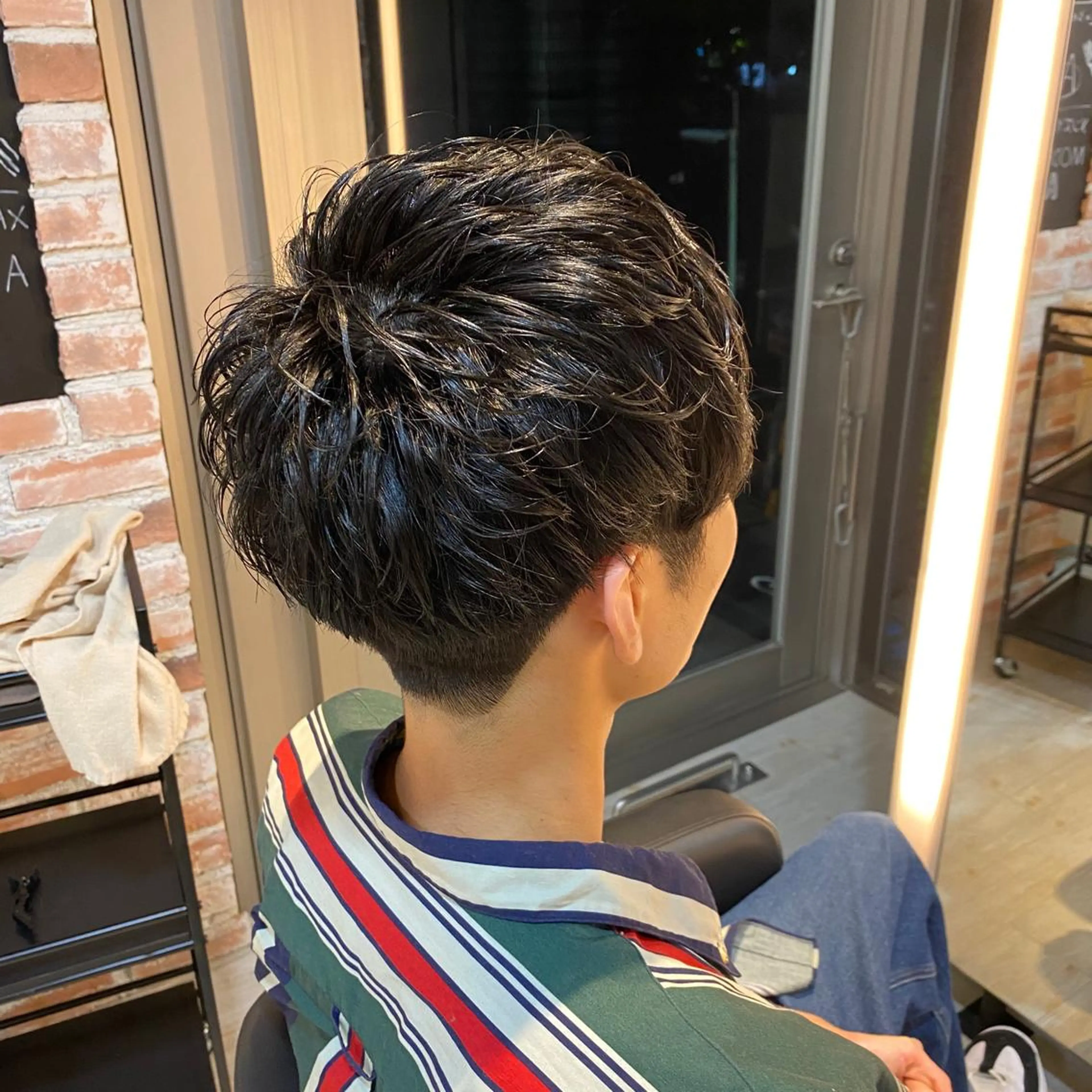ショート メンズ マッシュ Minori【ミノリ】所属・井手 孔介のヘアスタイル