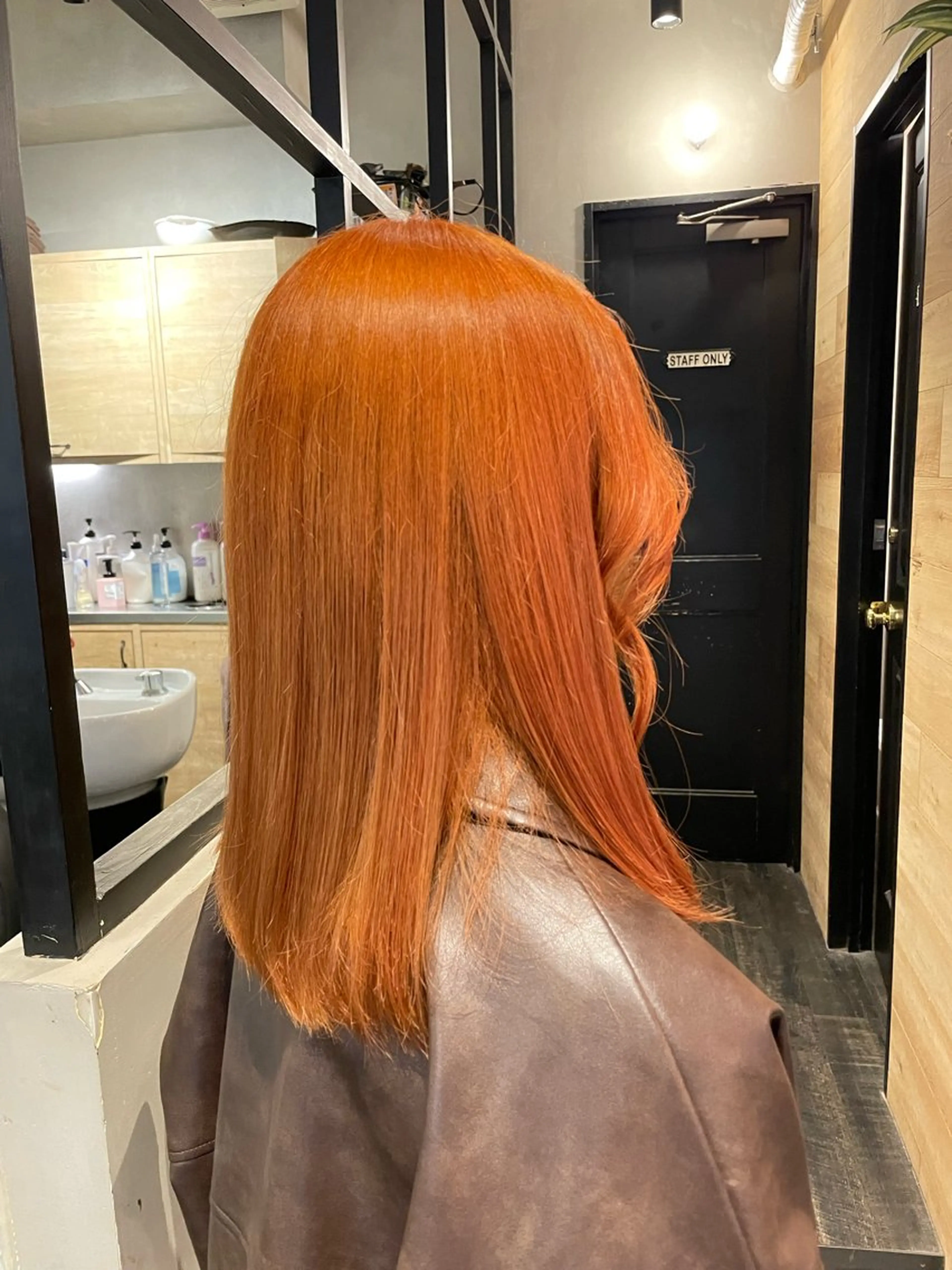 セミロング カット ヘアカラー トリートメント EIGHT　最所 瑞稀のヘアスタイル