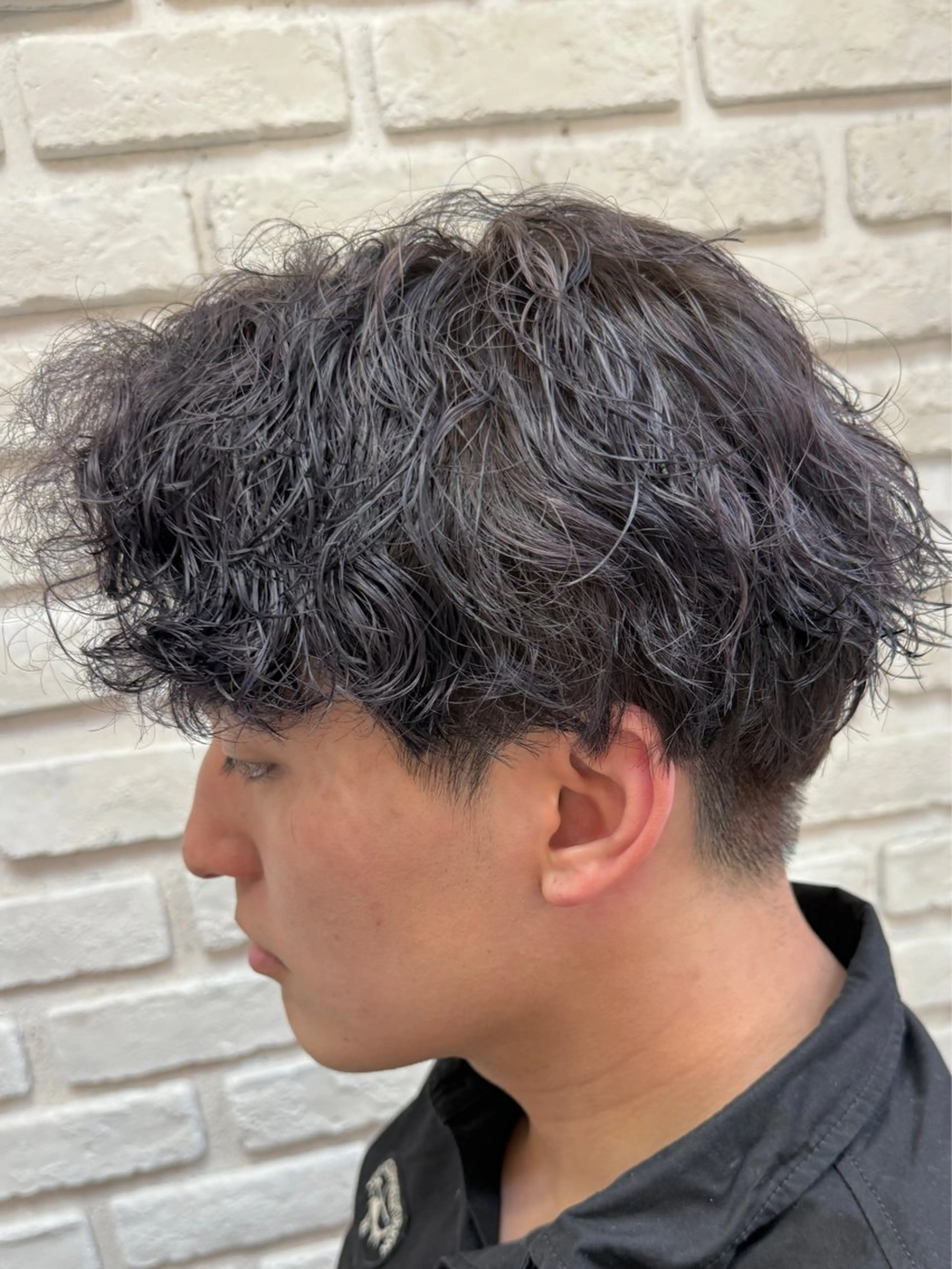 メンズカット+ケアパーマ+トリートメントの写真
