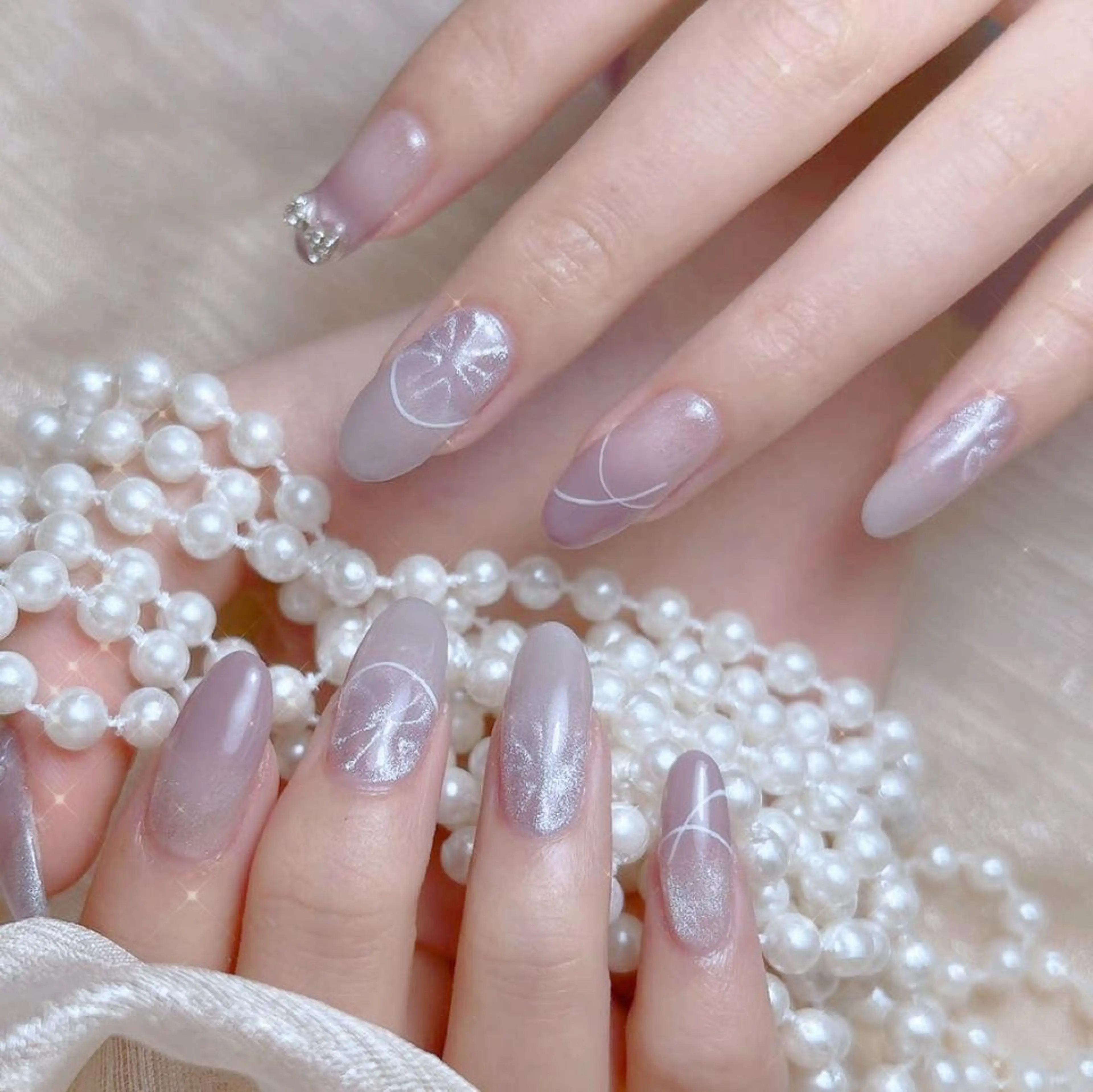 ネイル ハンドネイル 🦋桃子 🦋のネイルデザイン