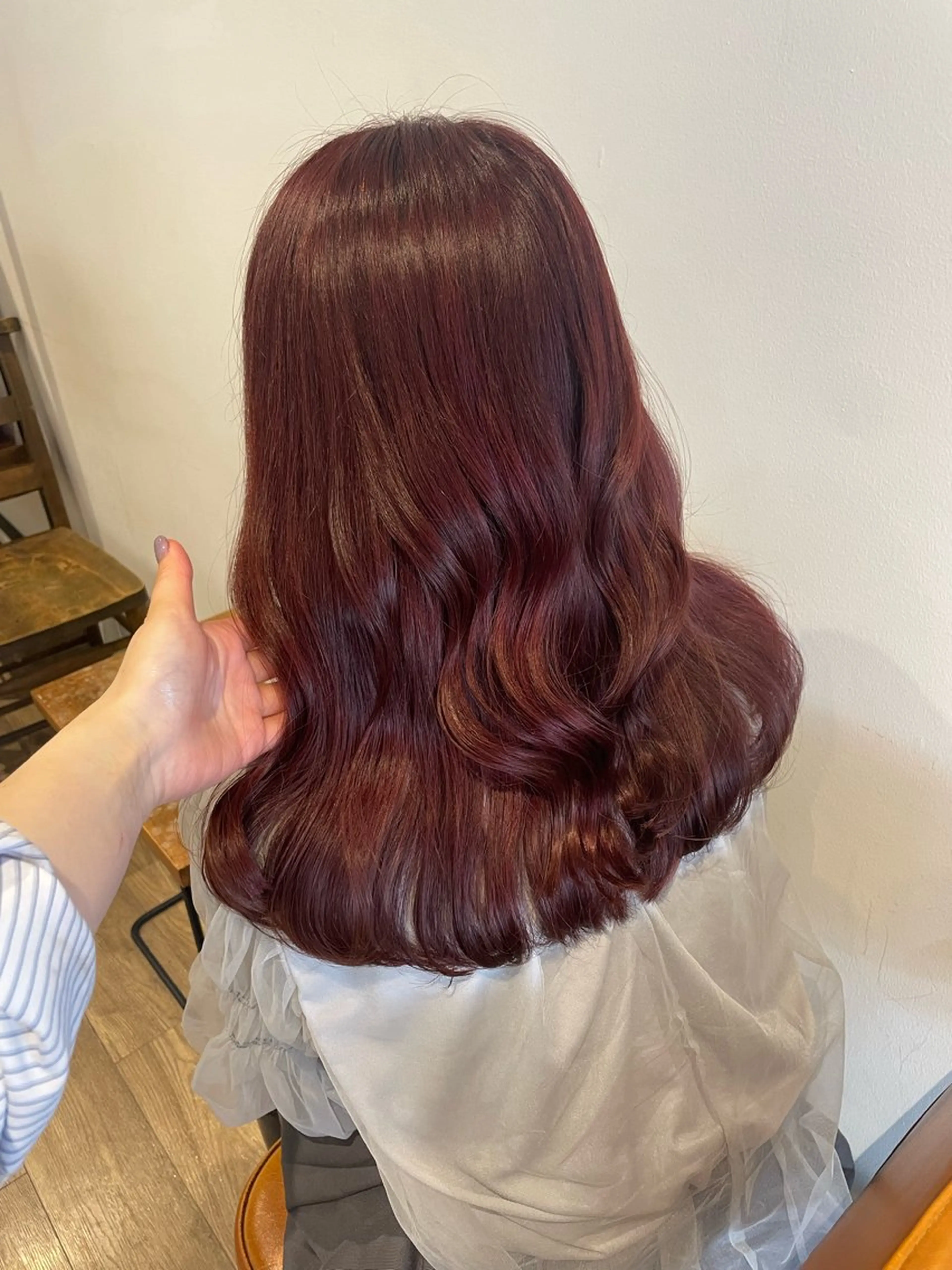 ロング カラー ヘアアレンジ ヘアカラー トリートメント Eliss Horie所属・coco♡ 韓国hairのヘアスタイル