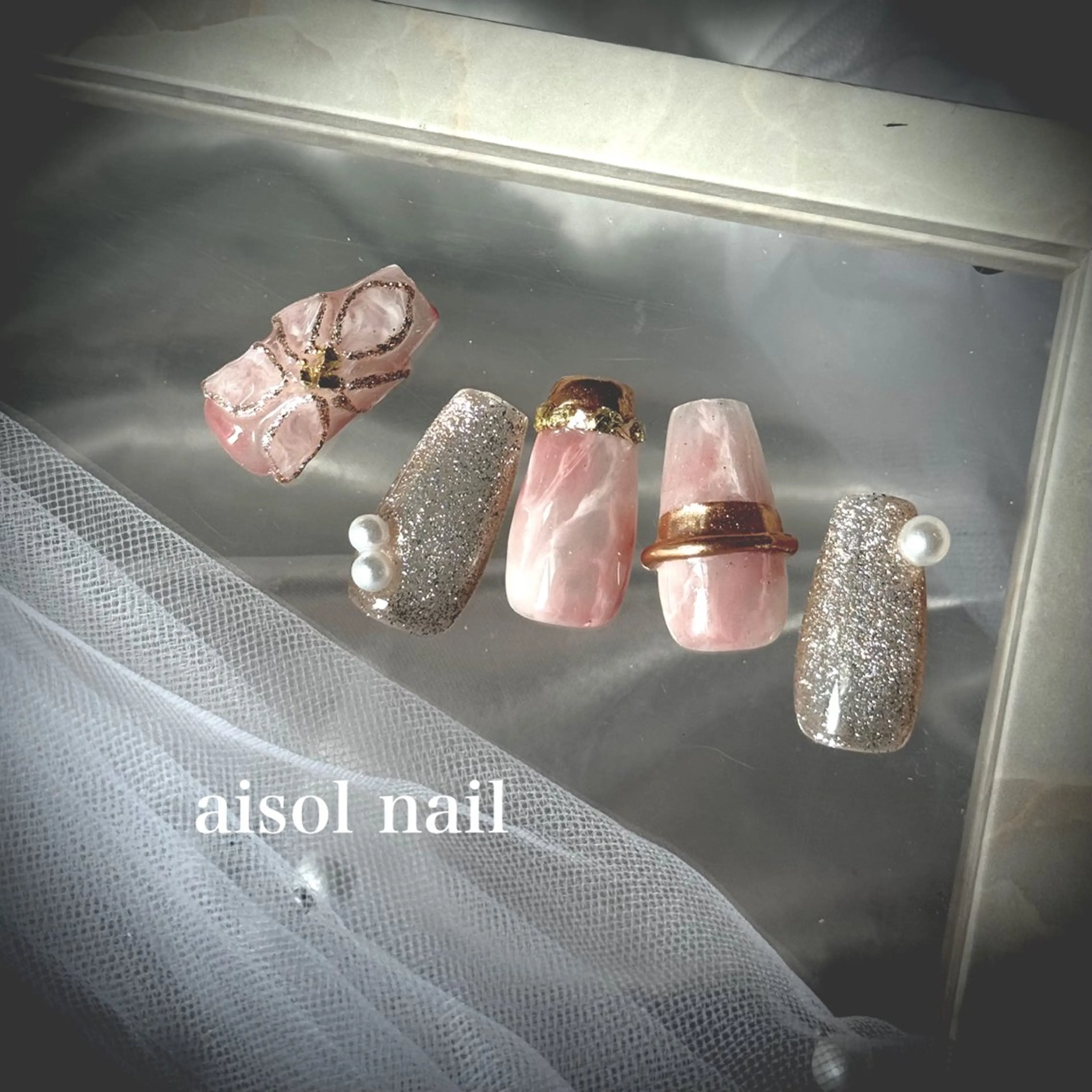 ネイル 春ネイル ハンドネイル Aisol nail salonのネイルデザイン