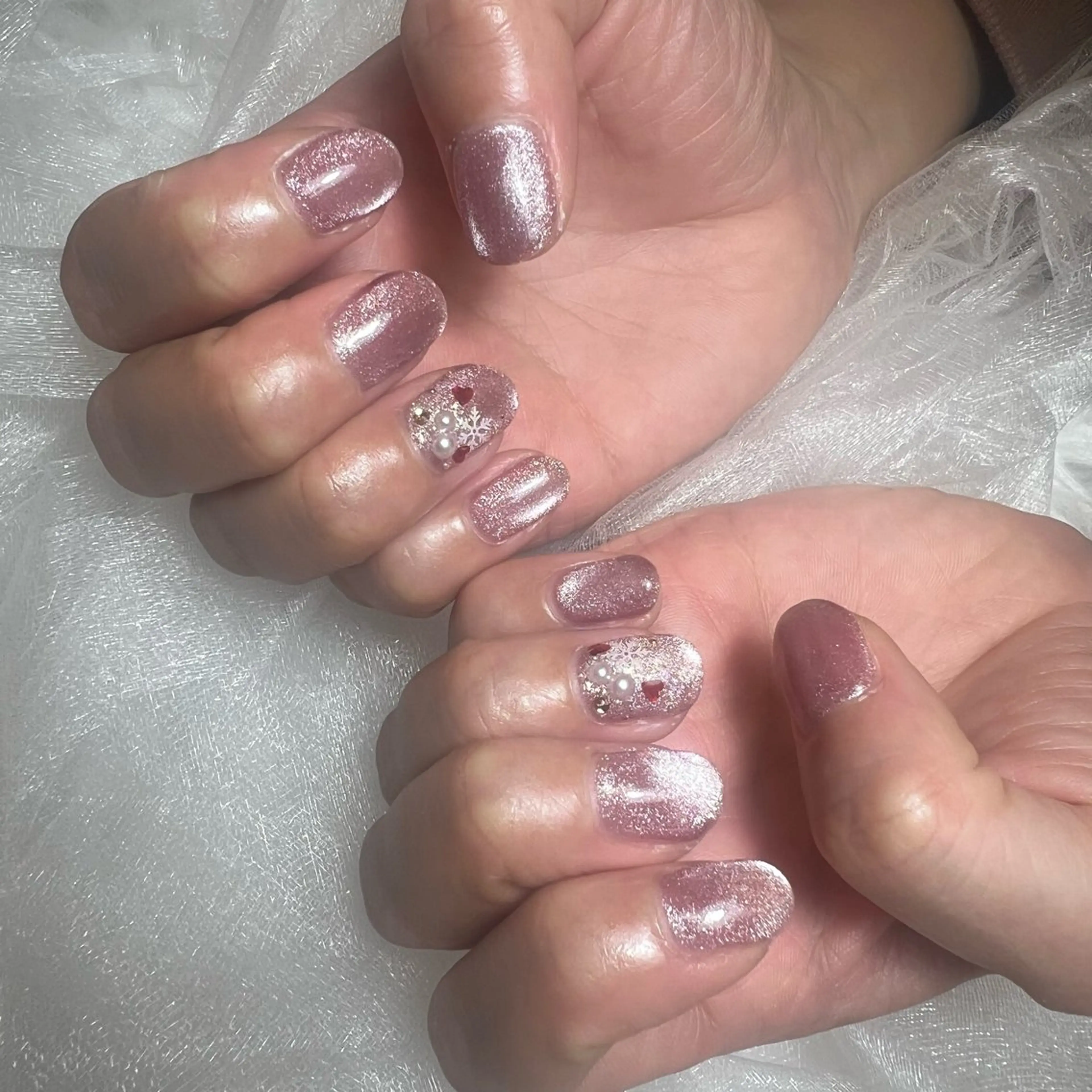 ネイル マグネットネイル ハンドネイル Lili nail所属・Lilibeauty salonのネイルデザイン
