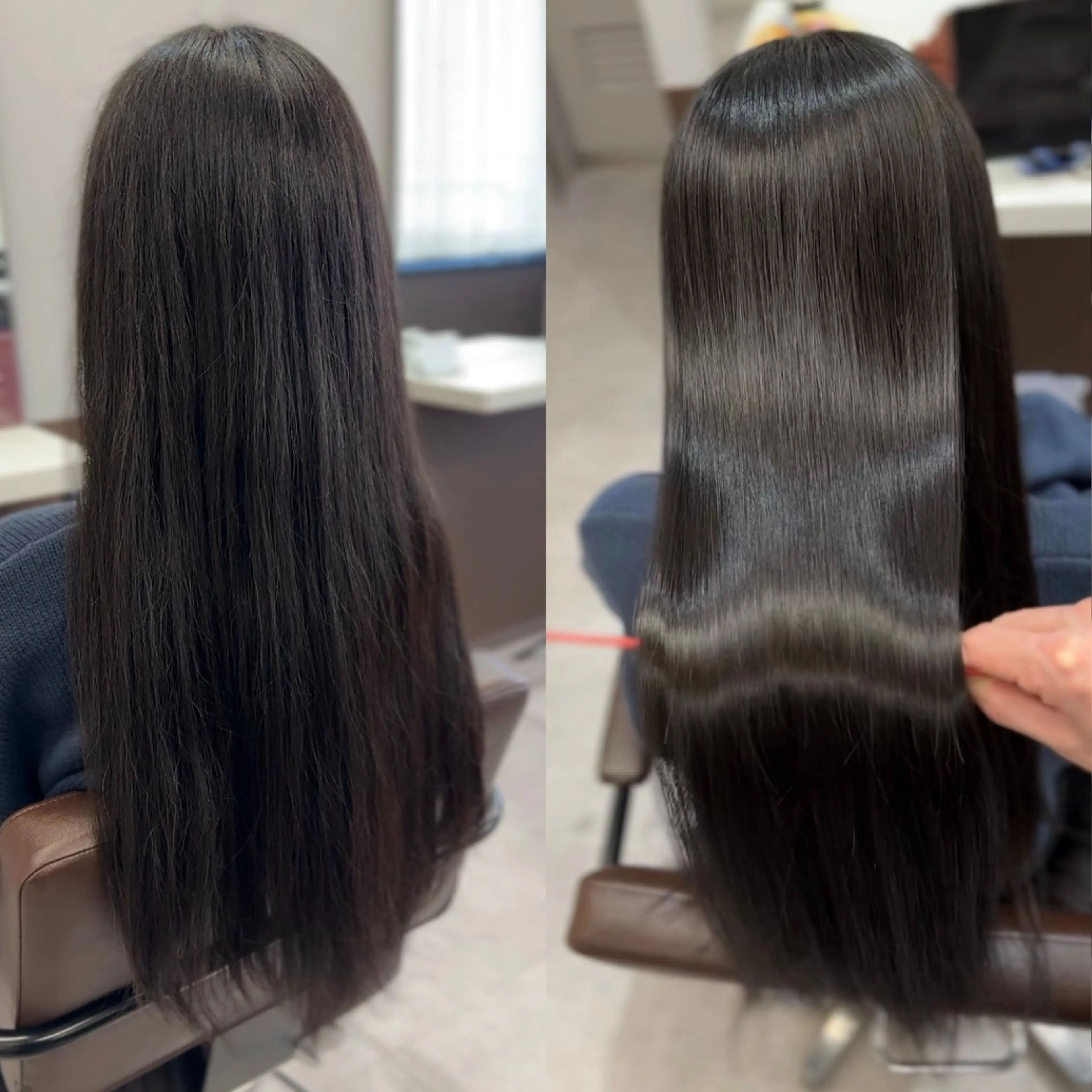 ロング 髪質改善 縮毛矯正 💎艶髪💎縮毛矯正 /髪質改善/ひかるのヘアスタイル