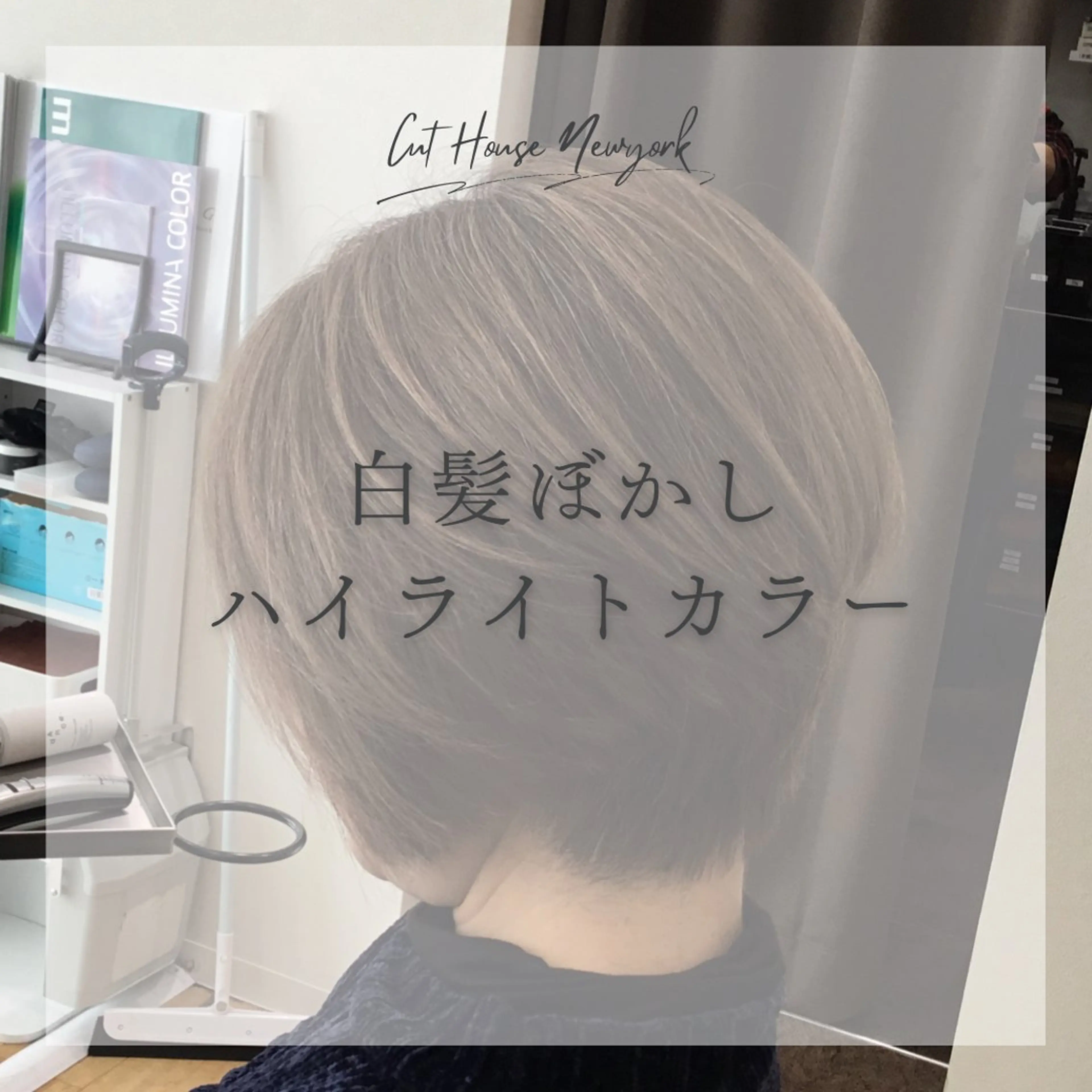 ショート カラー カット ヘアカラー 滝口 瑞季のヘアスタイル