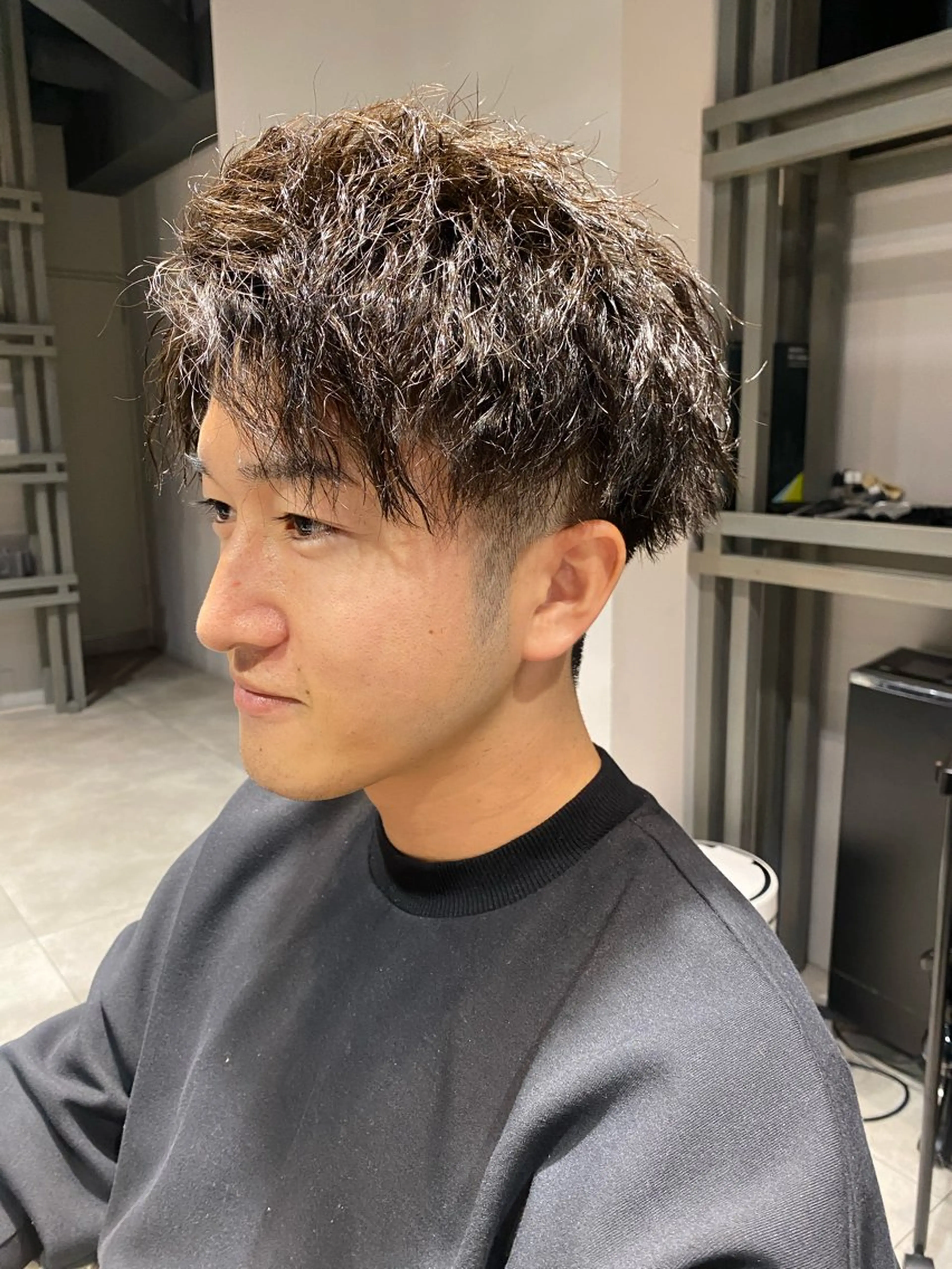 ショート パーマ メンズ メンズパーマ メンズツイストパーマ ツイストパーマ カット パーマ トリートメント Dxxxx III所属・オシャレ女性目線の 大人メンズ❁⃘*.ﾟのヘアスタイル