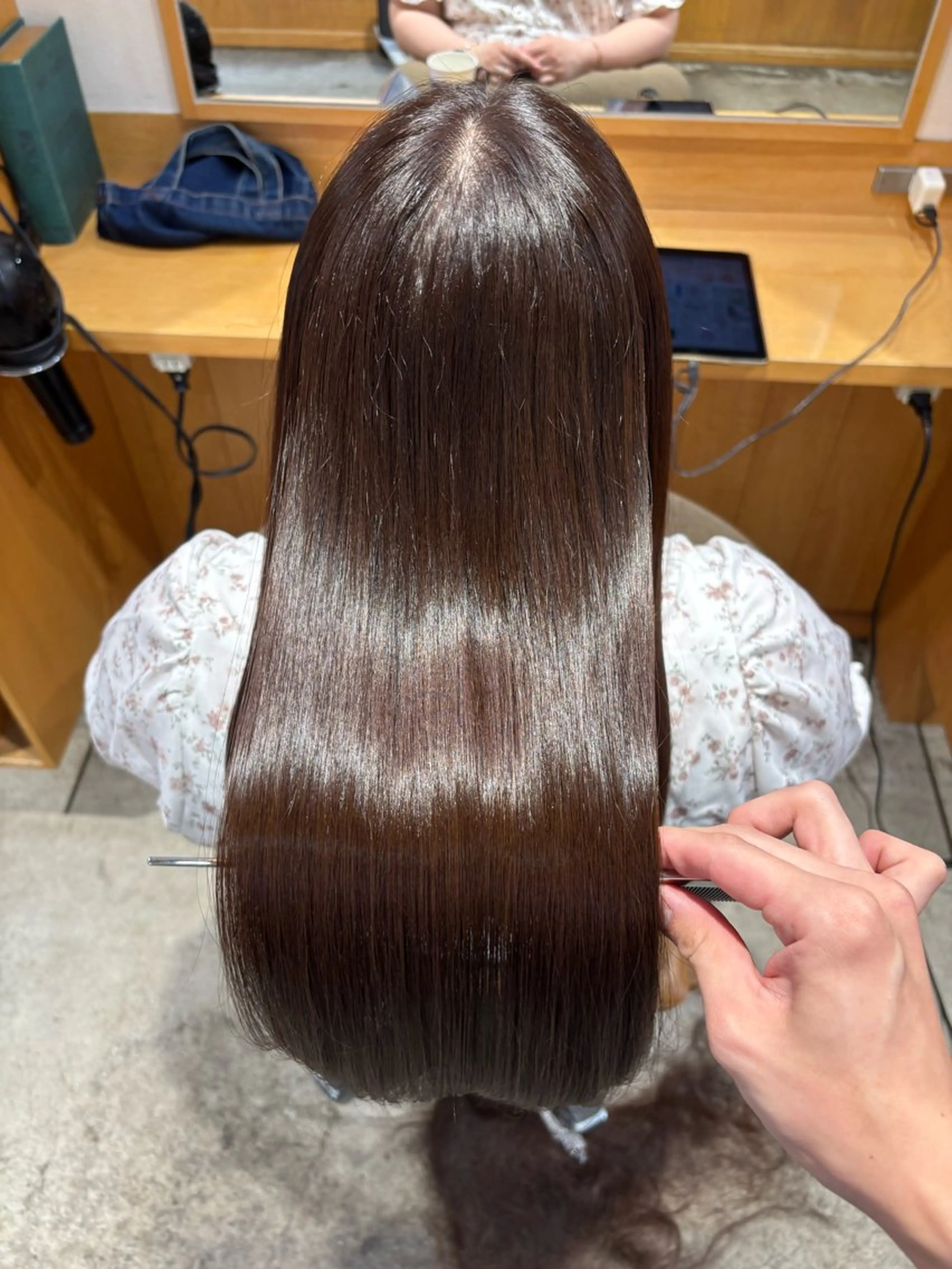 ロング カット ヘアカラー トリートメント [Amphi Tokyo]宮原のヘアスタイル