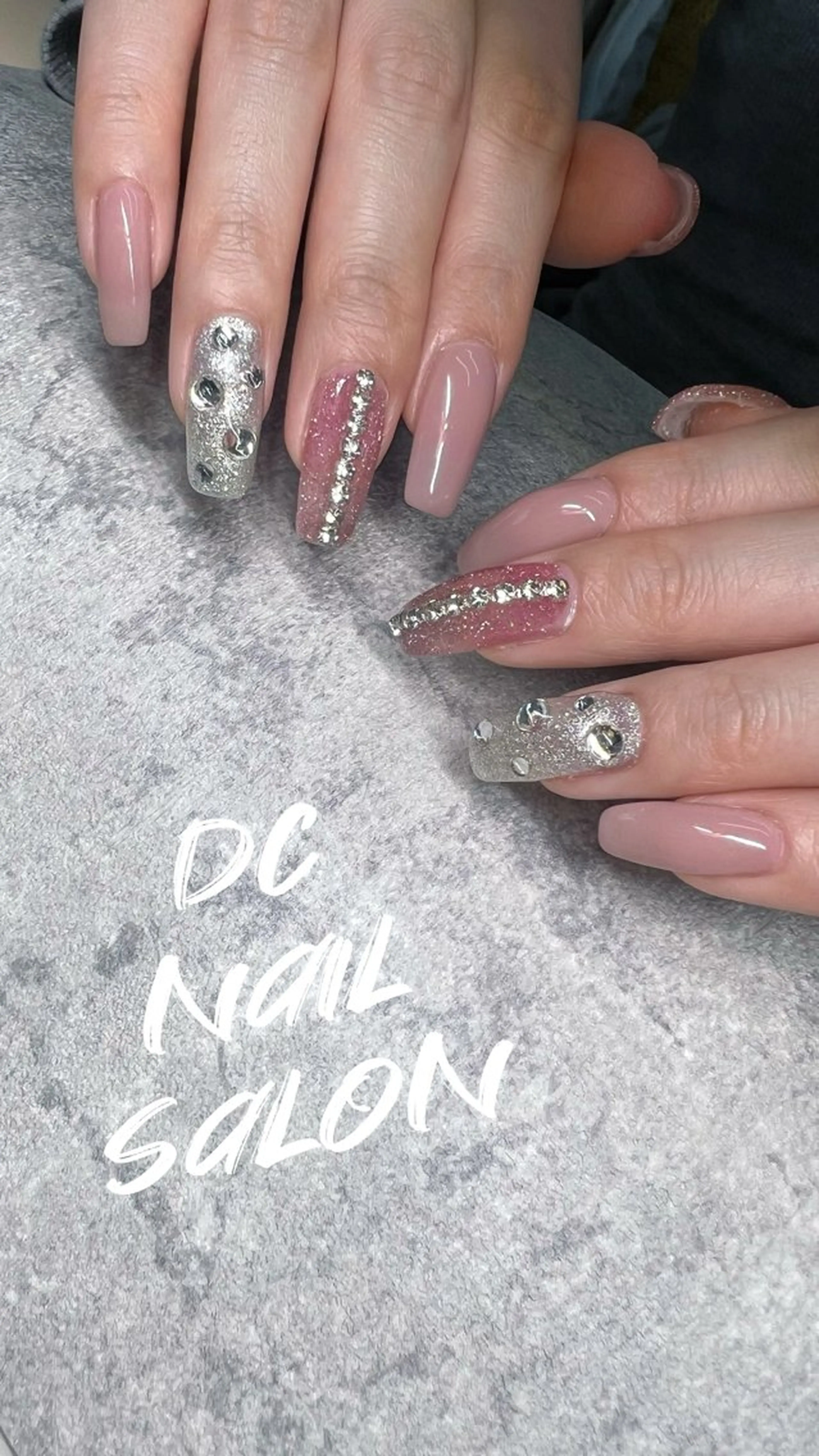 ネイル アートネイル 入学式 フレンチネイル ジェルネイル グラデーション DC nail salonのネイルデザイン