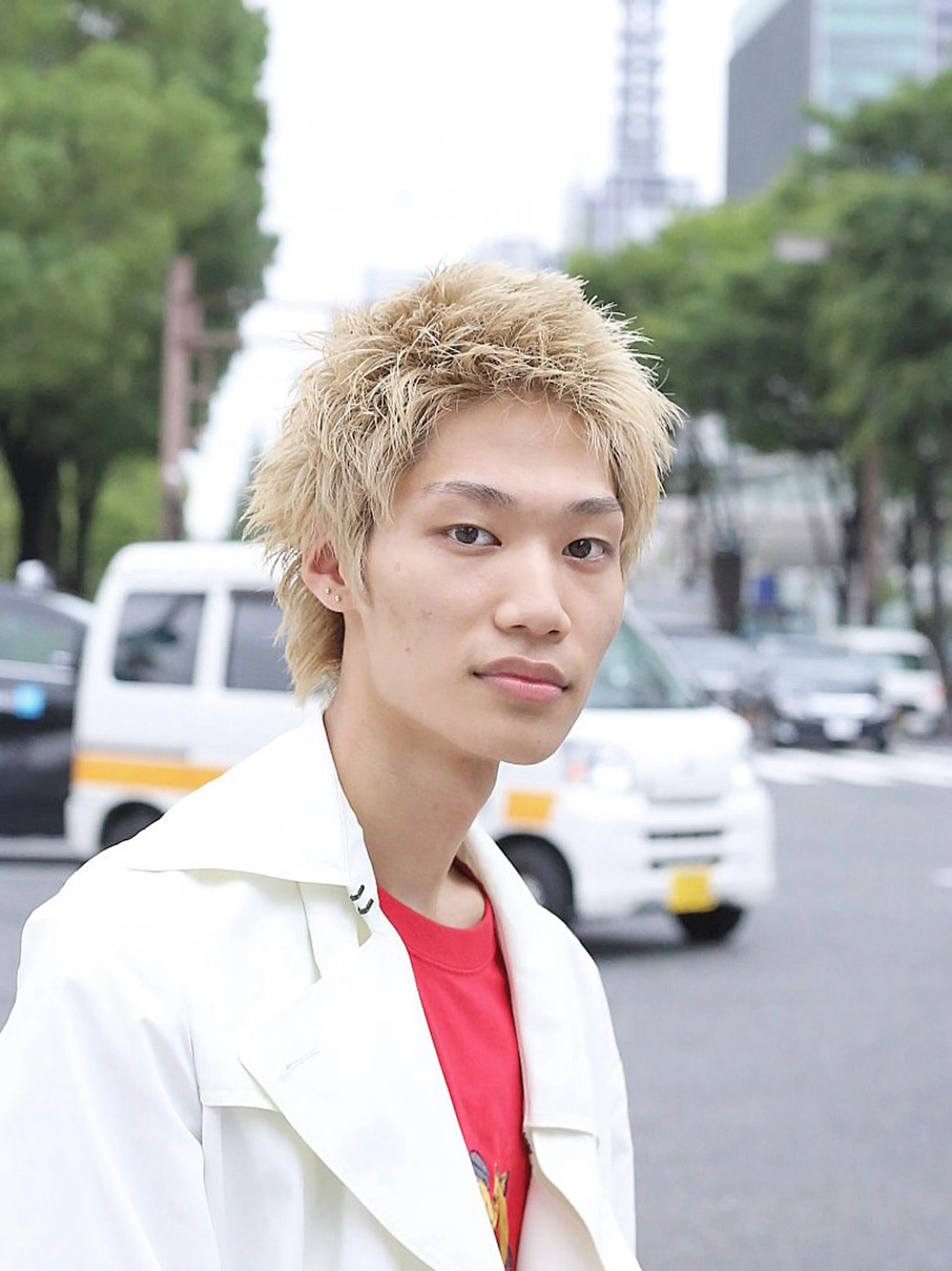 ショート ショートヘア カット ヘアカラー トリートメント メンズパーマ/メンズ カット/伊藤　げんのヘアスタイル