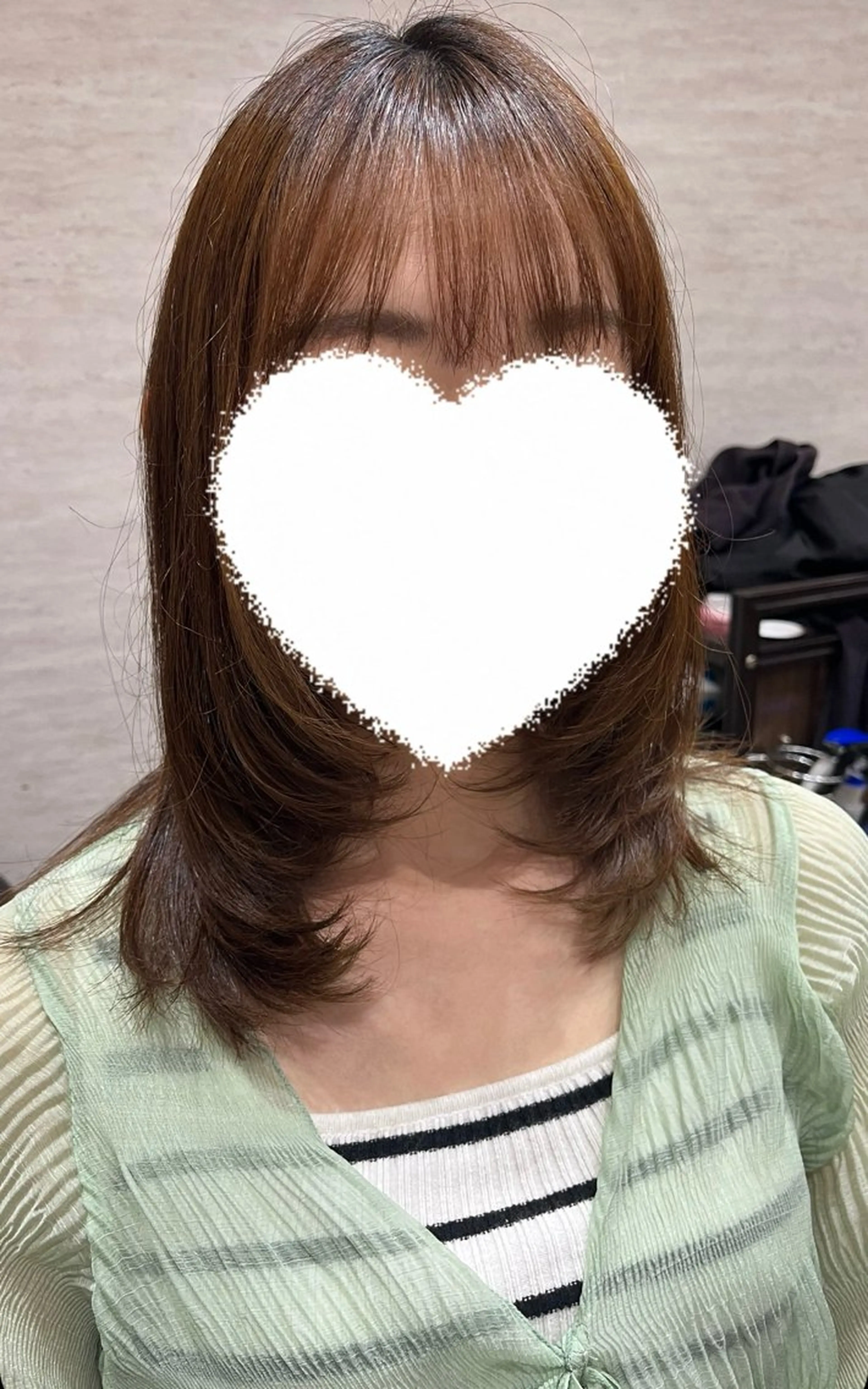 セミロング レイヤーカット カット 🫧ぷる艶カラー🫧 Yuubi🦩のヘアスタイル