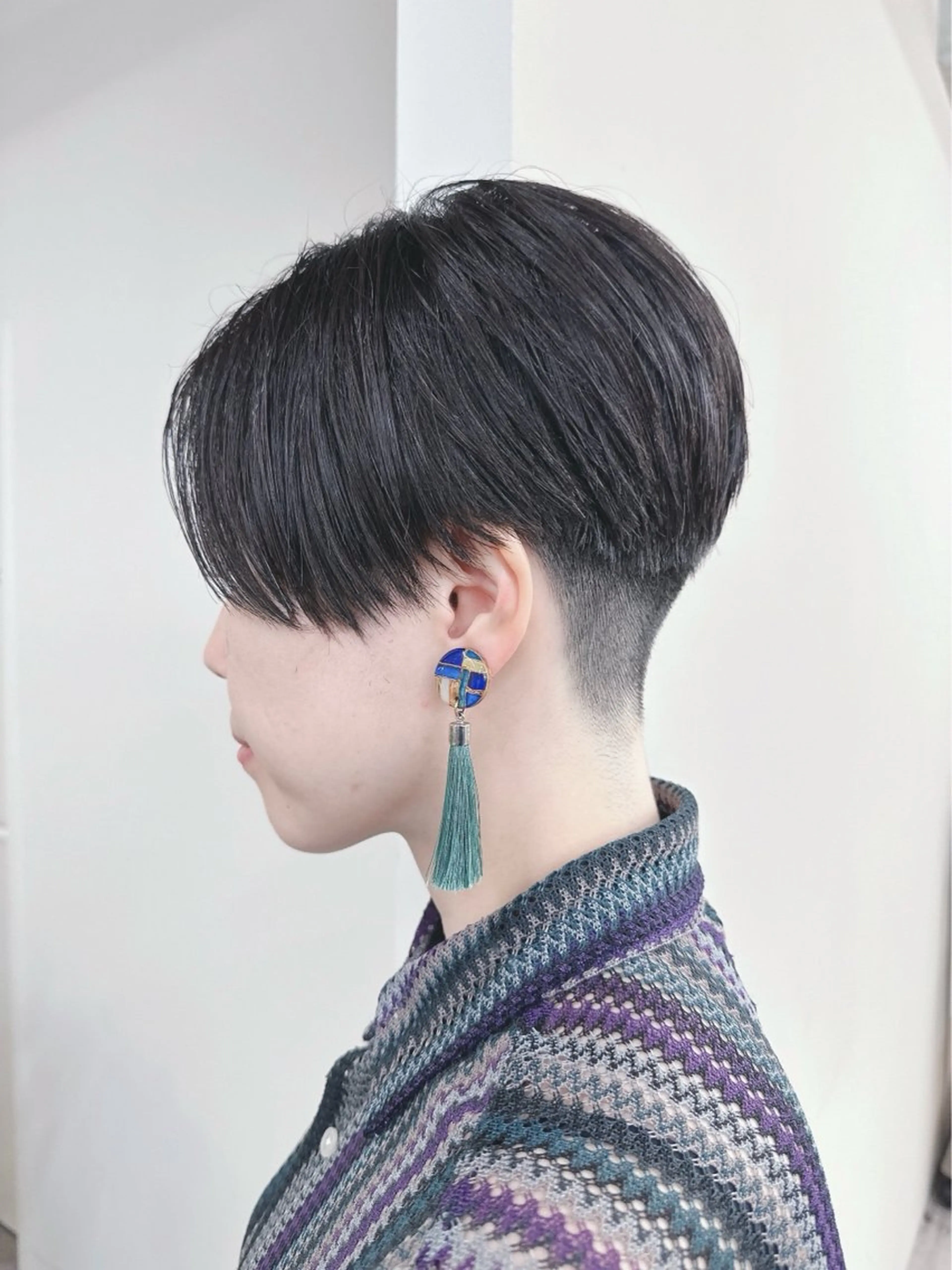 ショート カット トリートメント ヘッドスパ パーマボブ/丸みボブ /くせ毛/とういのヘアスタイル