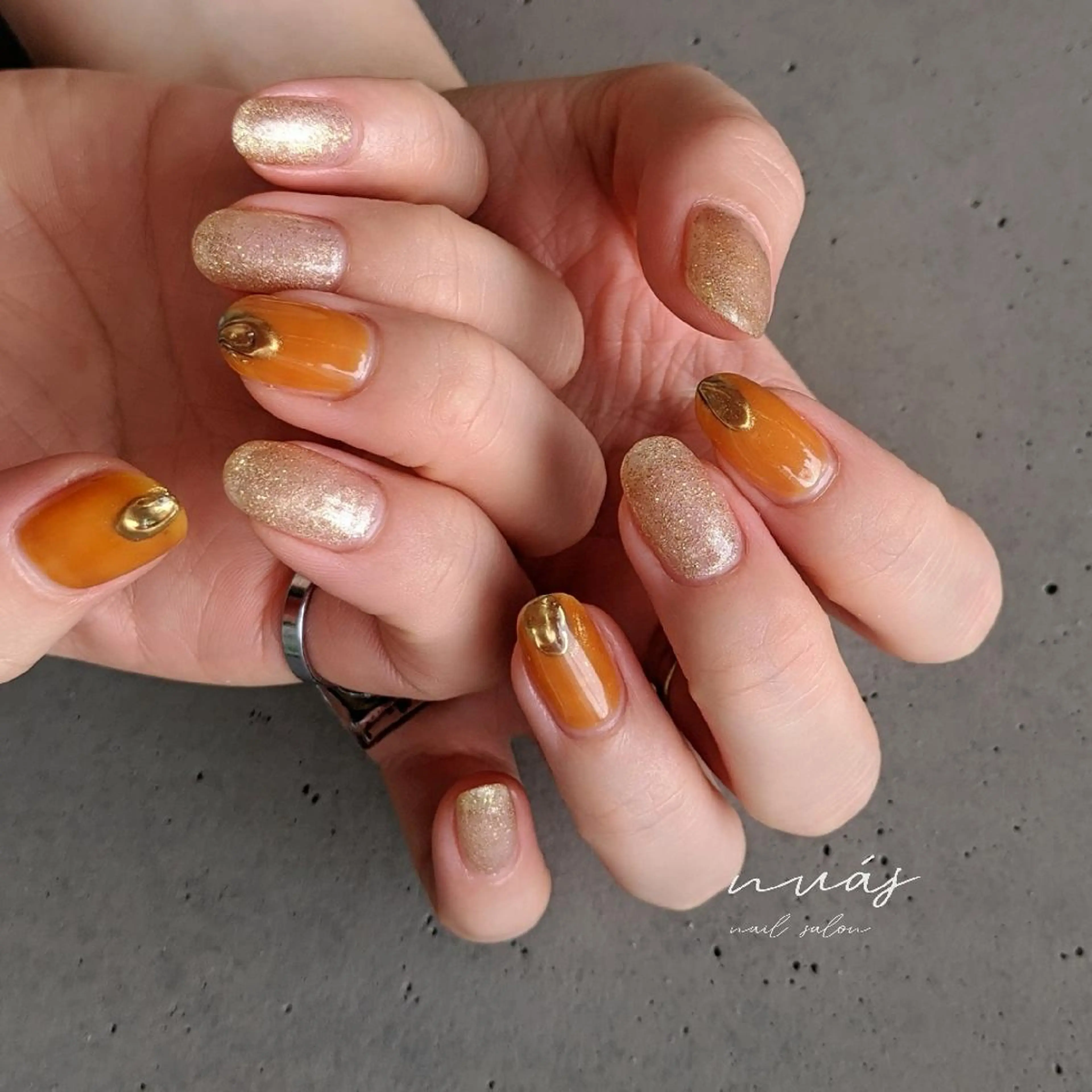 ネイル ハンドネイル nuás nail & eyeのネイルデザイン