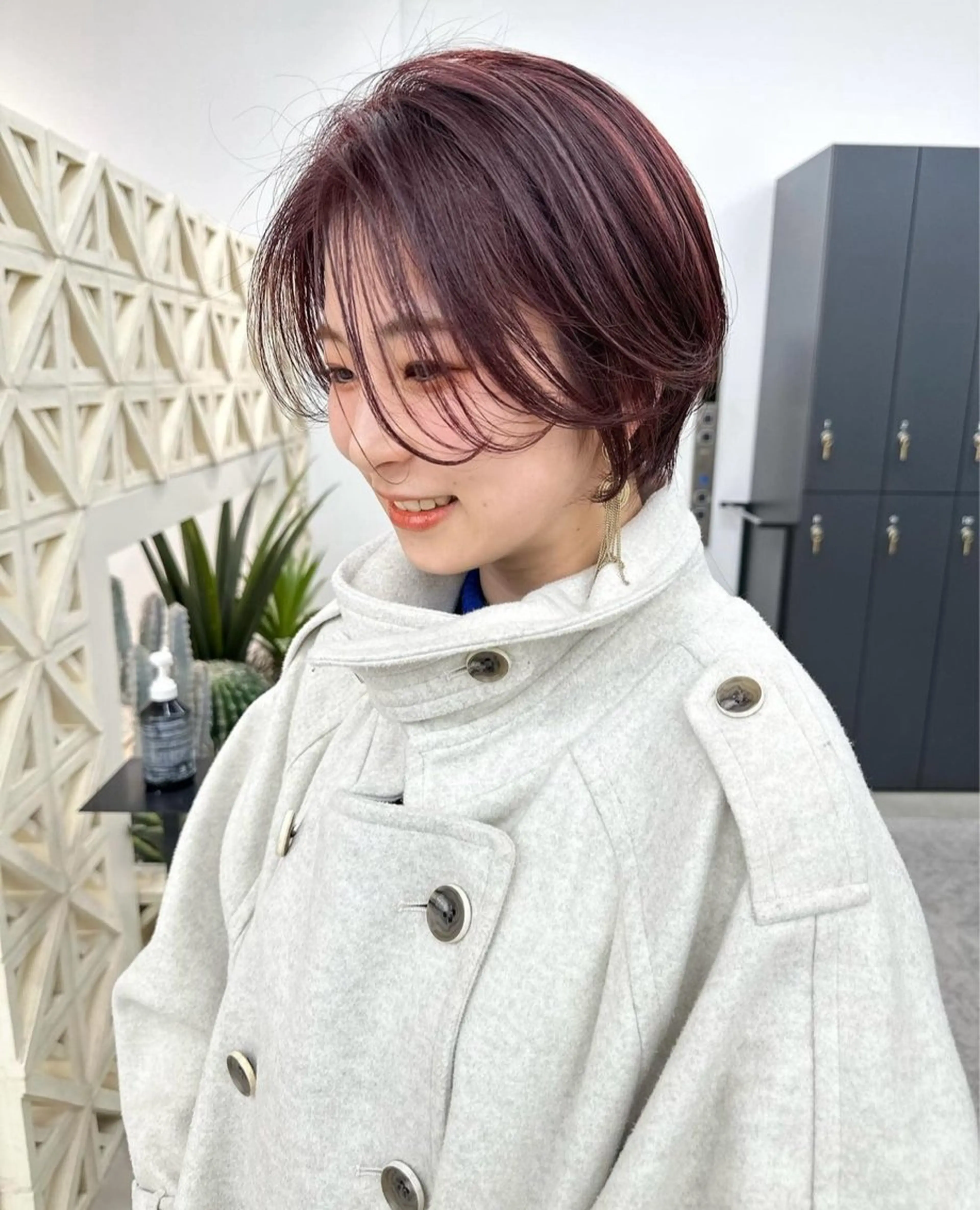 ショート カット ヘアカラー トリートメント noe tton所属・あゆな/名古屋/ ボブ/透明感カラーのヘアスタイル