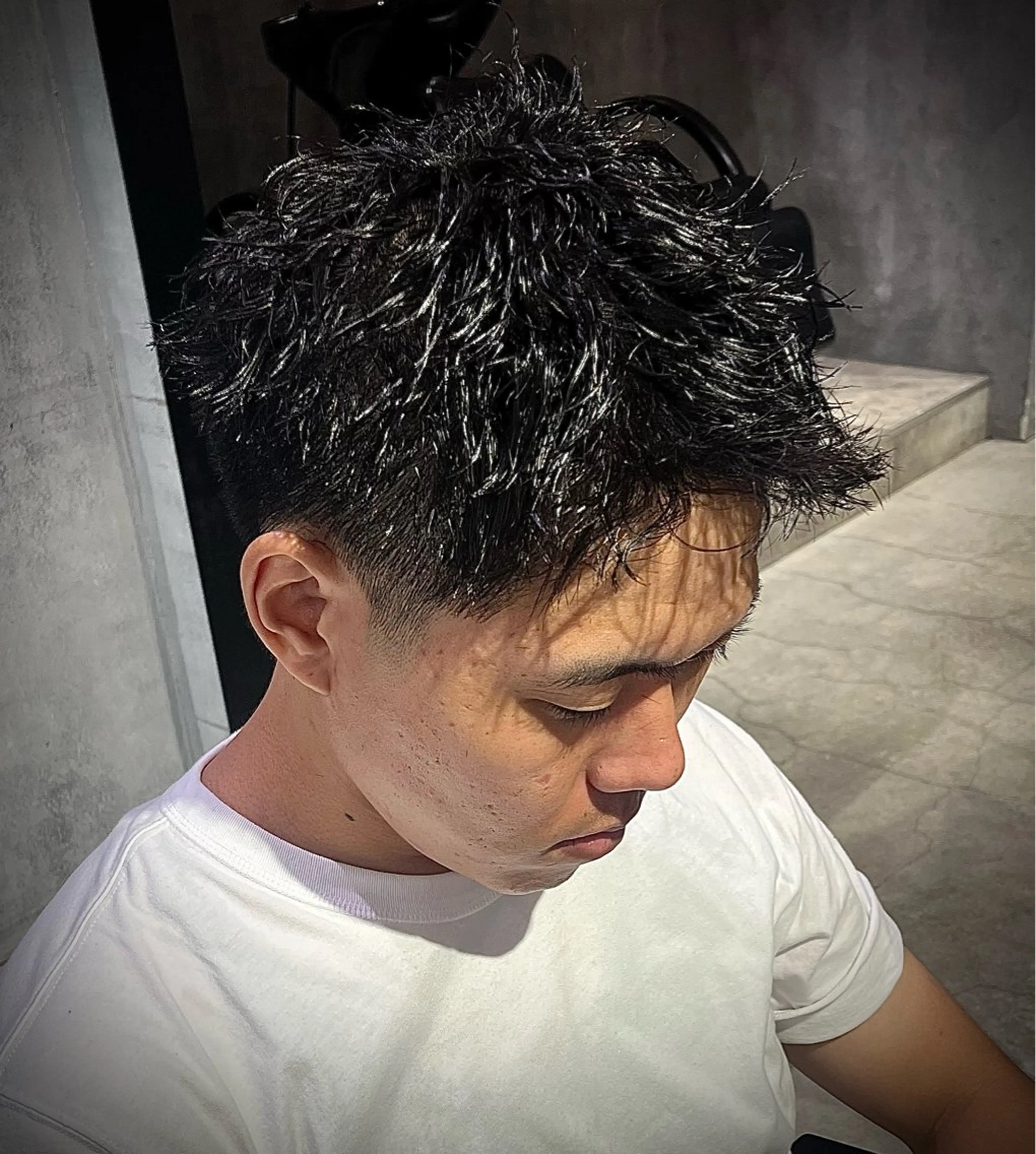 ショート メンズ カット パーマ 🔥特殊パーマ🔥 歩夢のヘアスタイル