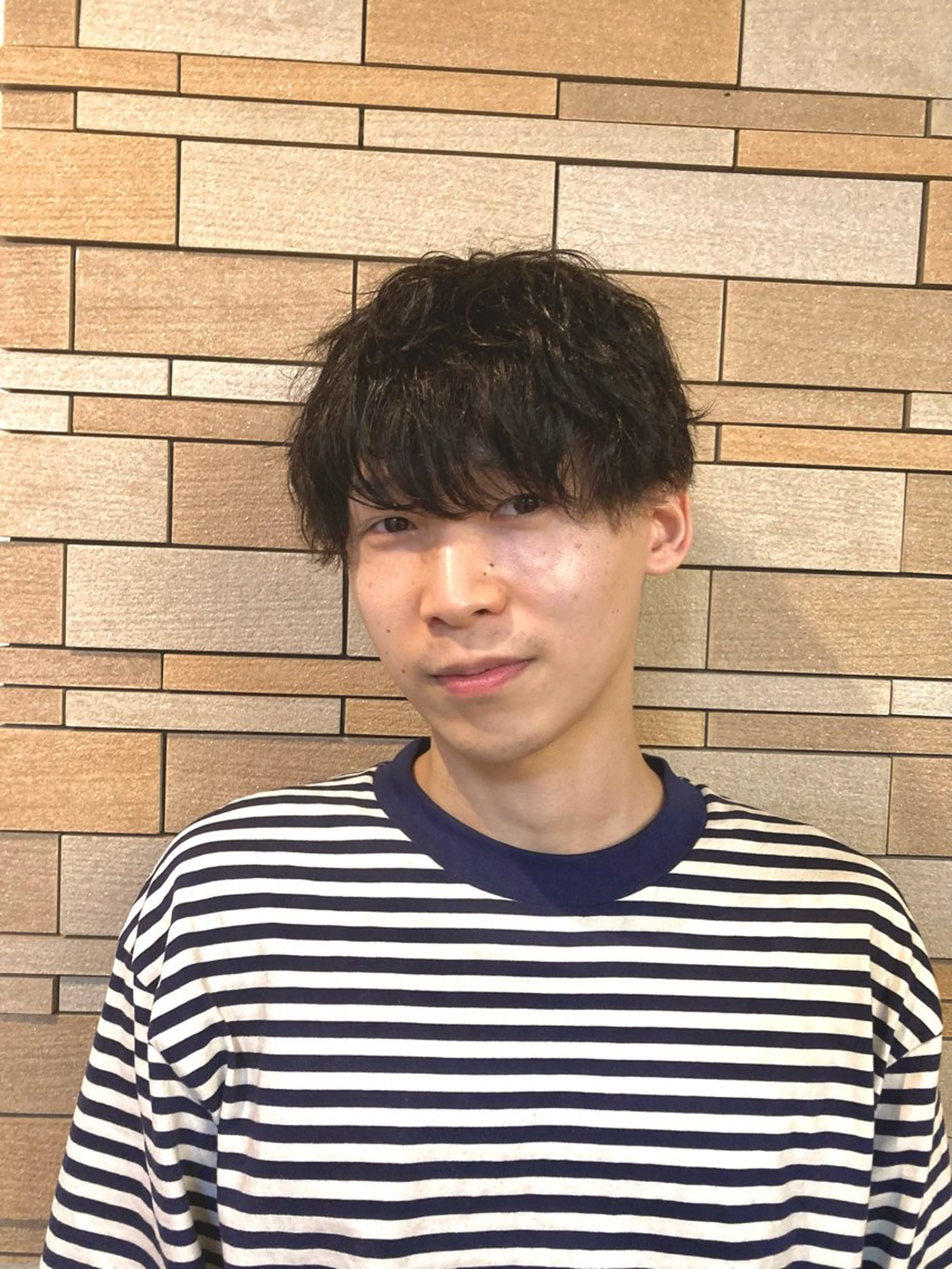 パーマ メンズ メンズパーマ 波巻きパーマ 安樂 優希のヘアスタイル