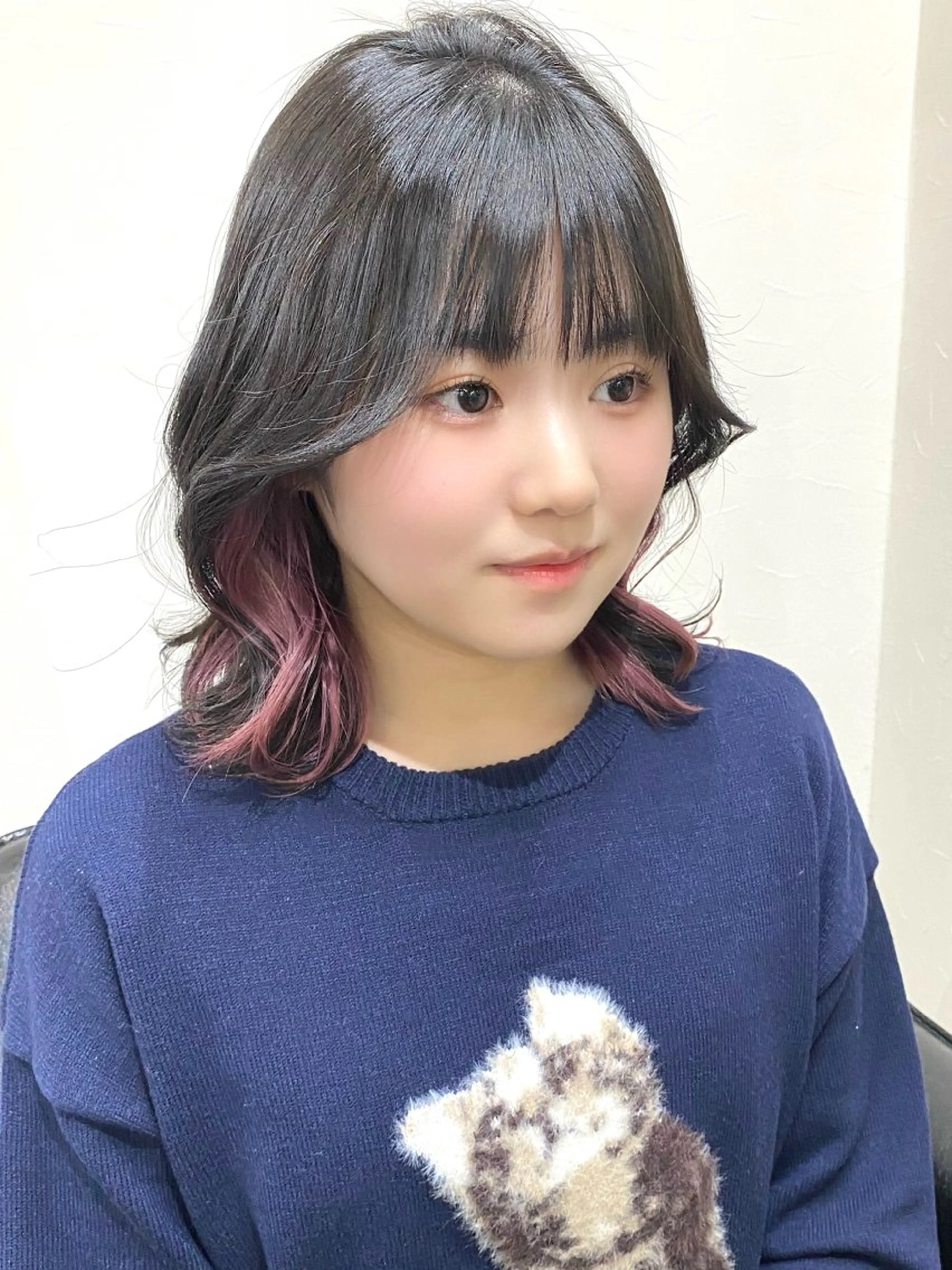 ミディアム カット ヘアカラー トリートメント ChLem所属・ショート✨レイヤー✨ 池田　慧太のヘアスタイル