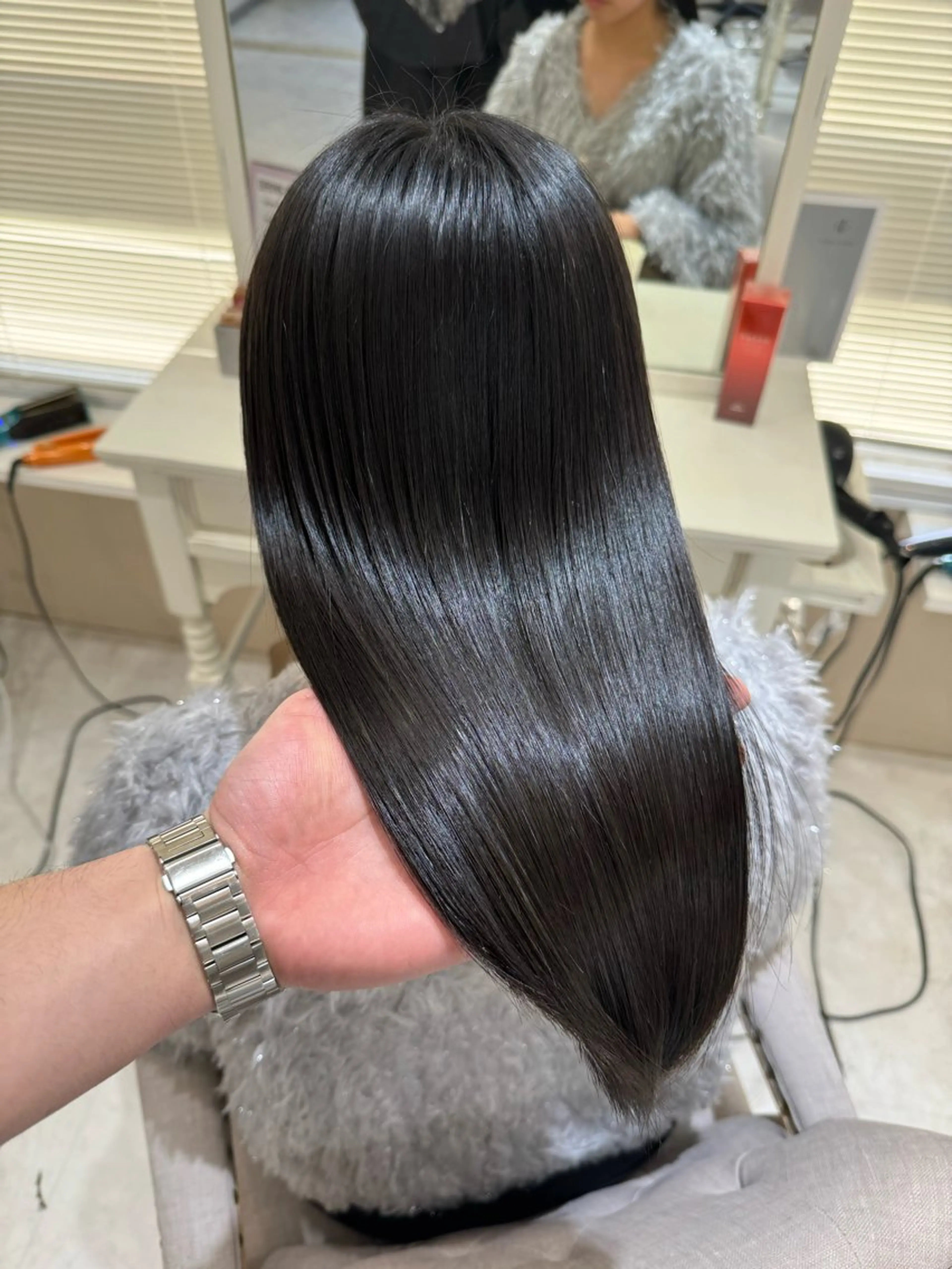 セミロング カット 縮毛矯正 トリートメント 髪質改善×縮毛矯正 Core梅田　片山のヘアスタイル