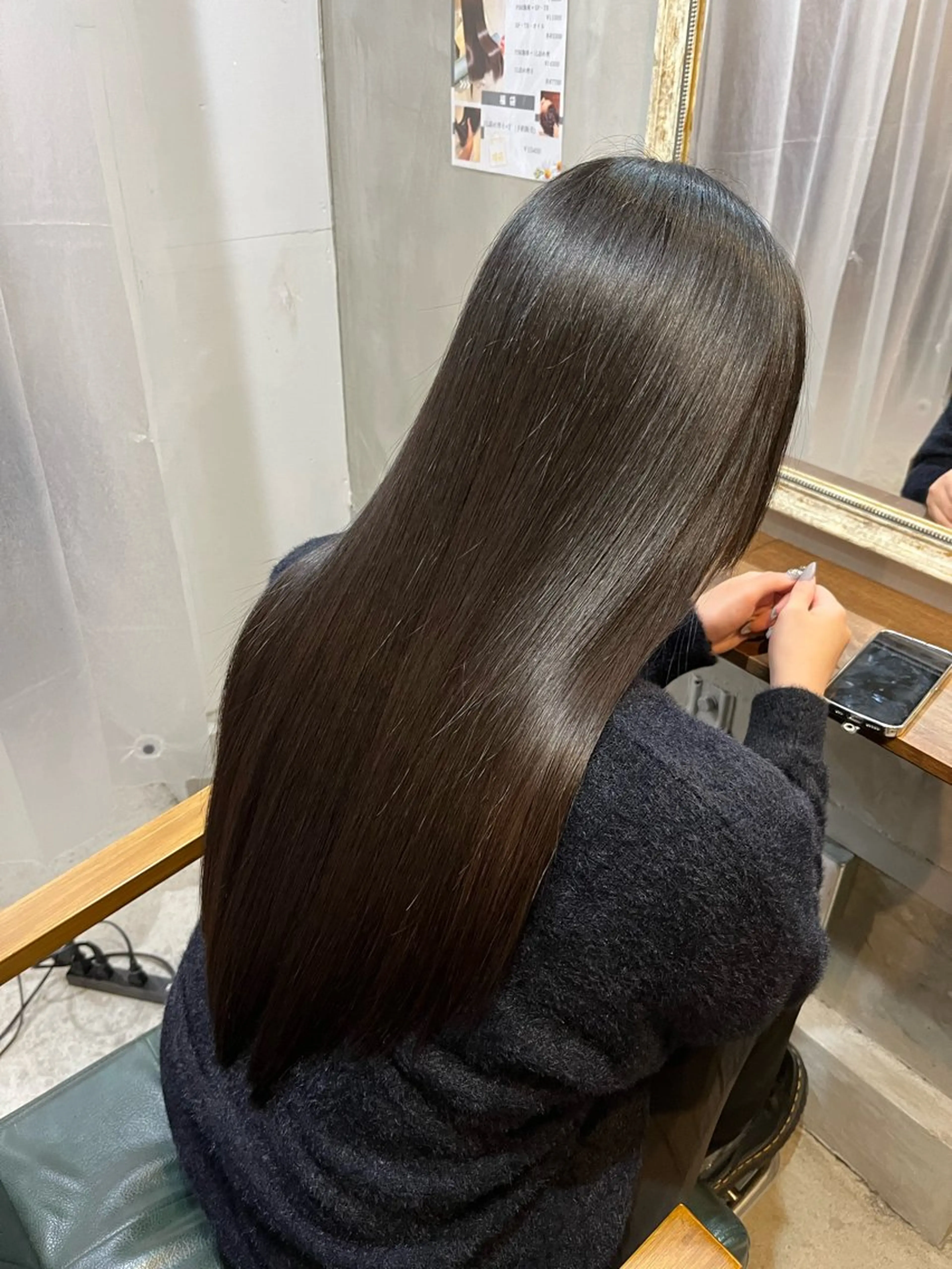 ロング αito新宿 ダブル カラーモデル募集のヘアスタイル