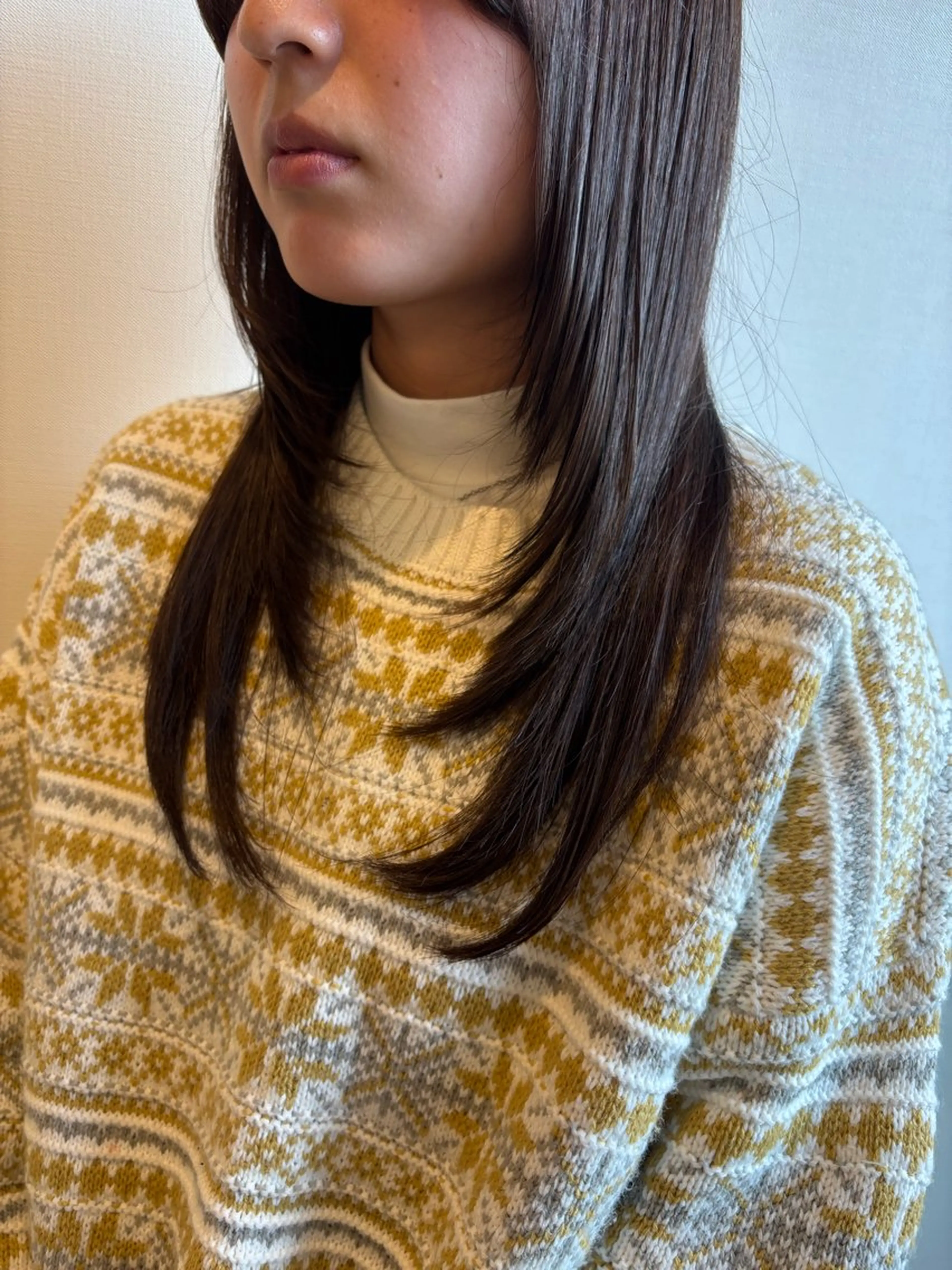 ロング カラー レイヤーカット ROPE 本厚木店 かなみのヘアスタイル