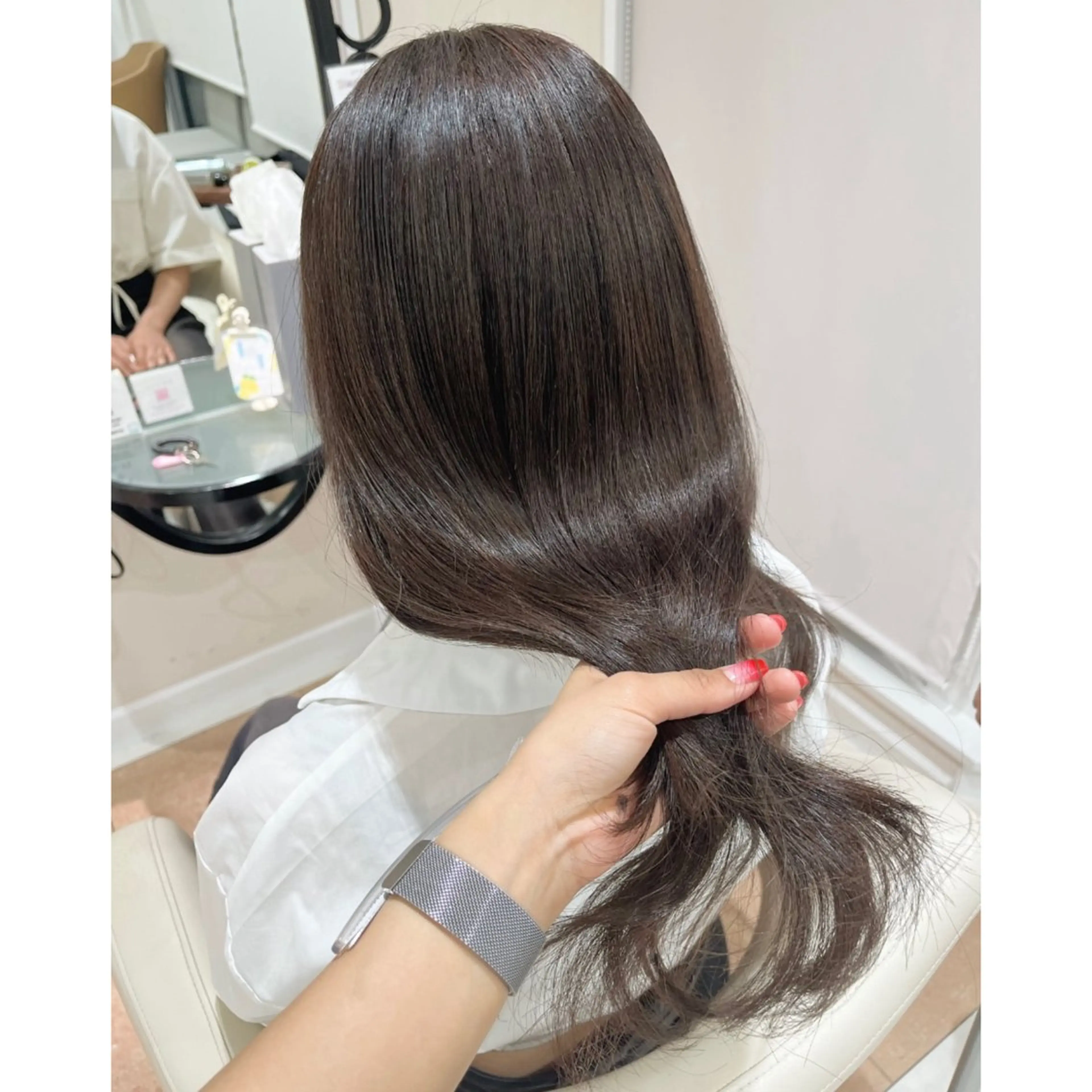 ロング カラー ヘアカラー 韓国ヘア 🎀中川綾乃🎀のヘアスタイル