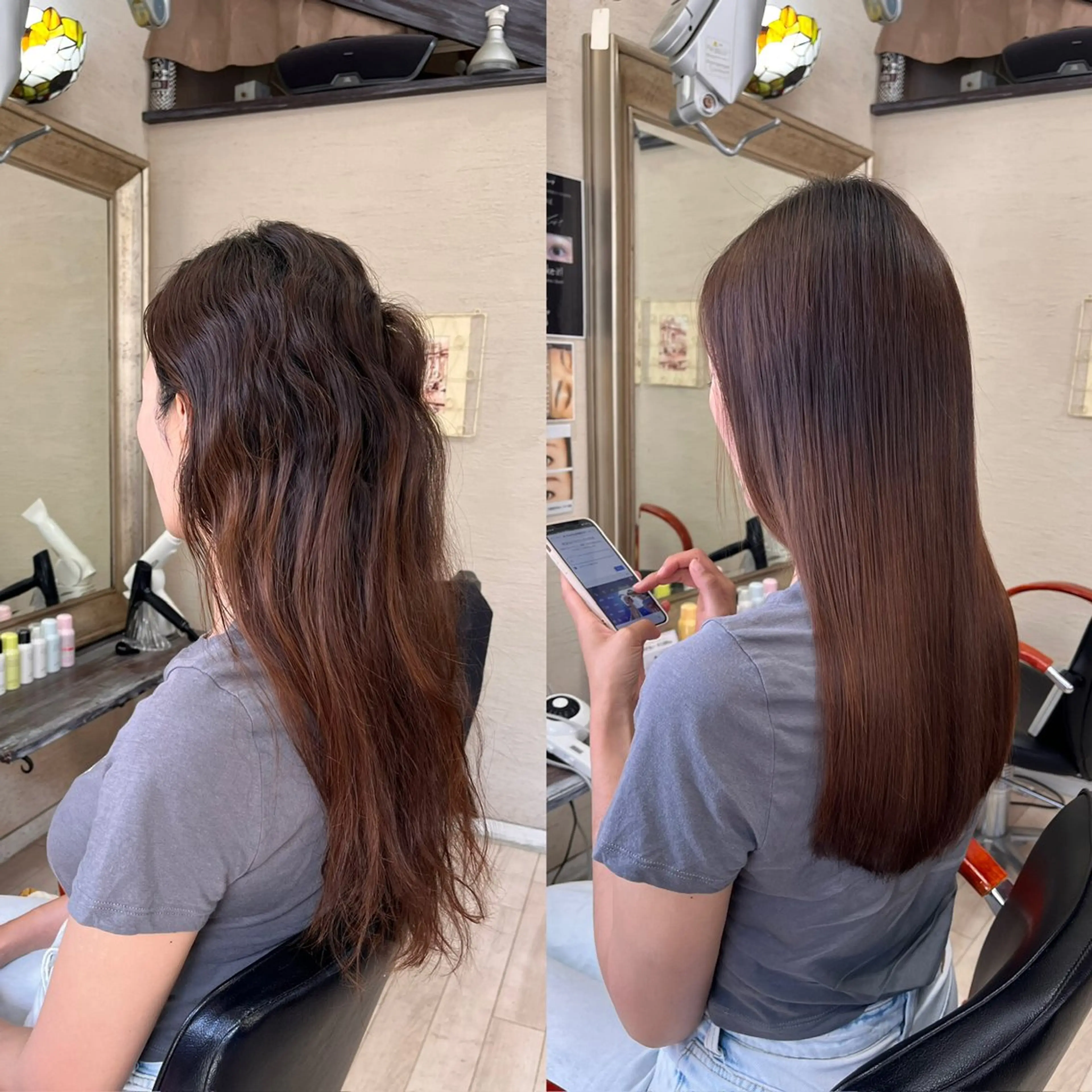 ロング カット 縮毛矯正 トリートメント ✨髪質改善・縮毛矯正 専門美容室マーベルのヘアスタイル