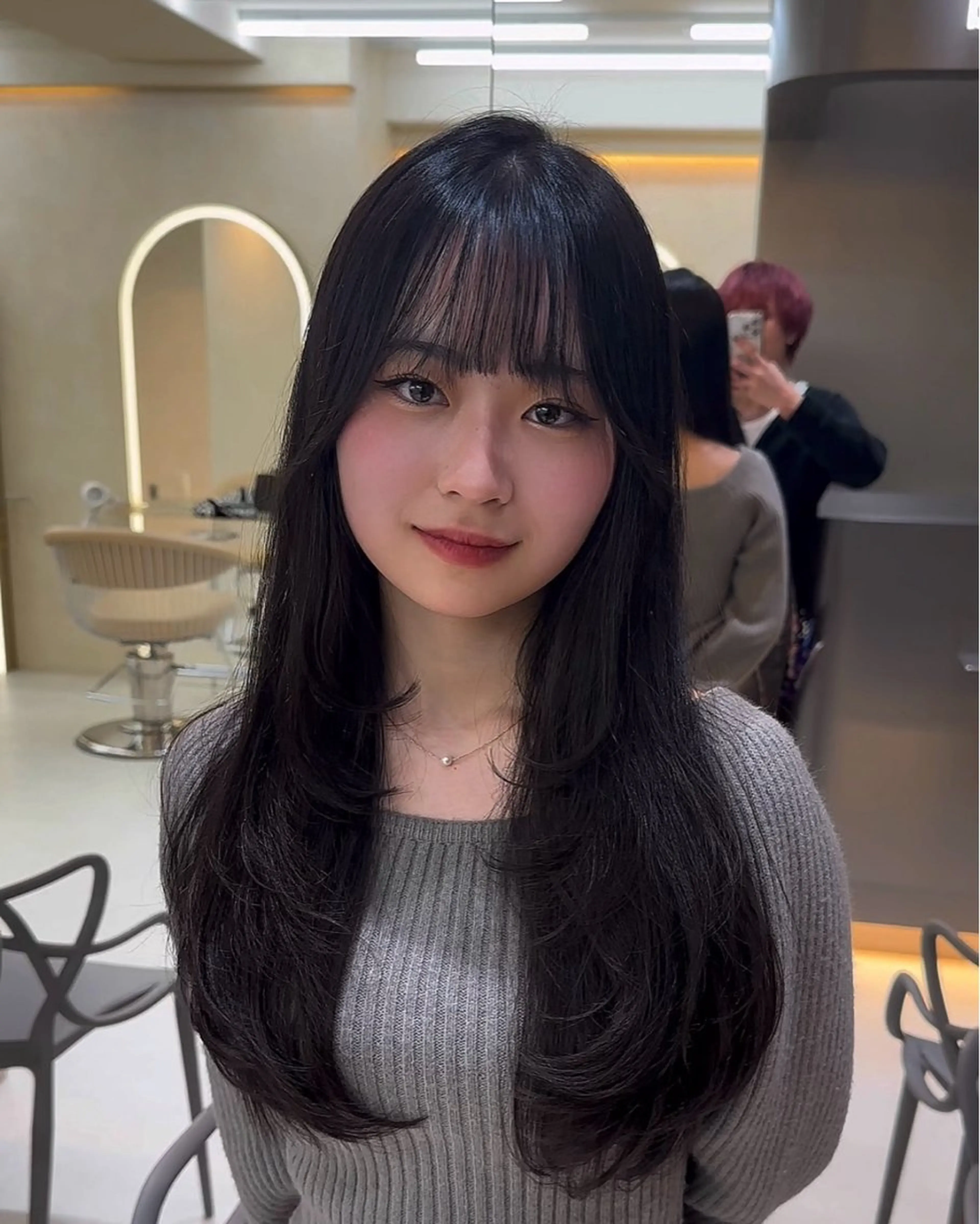 【大人気メニュー✨】似合わせカット🫧ダメージレスケアカラー&Aujuaトリートメント💕の写真