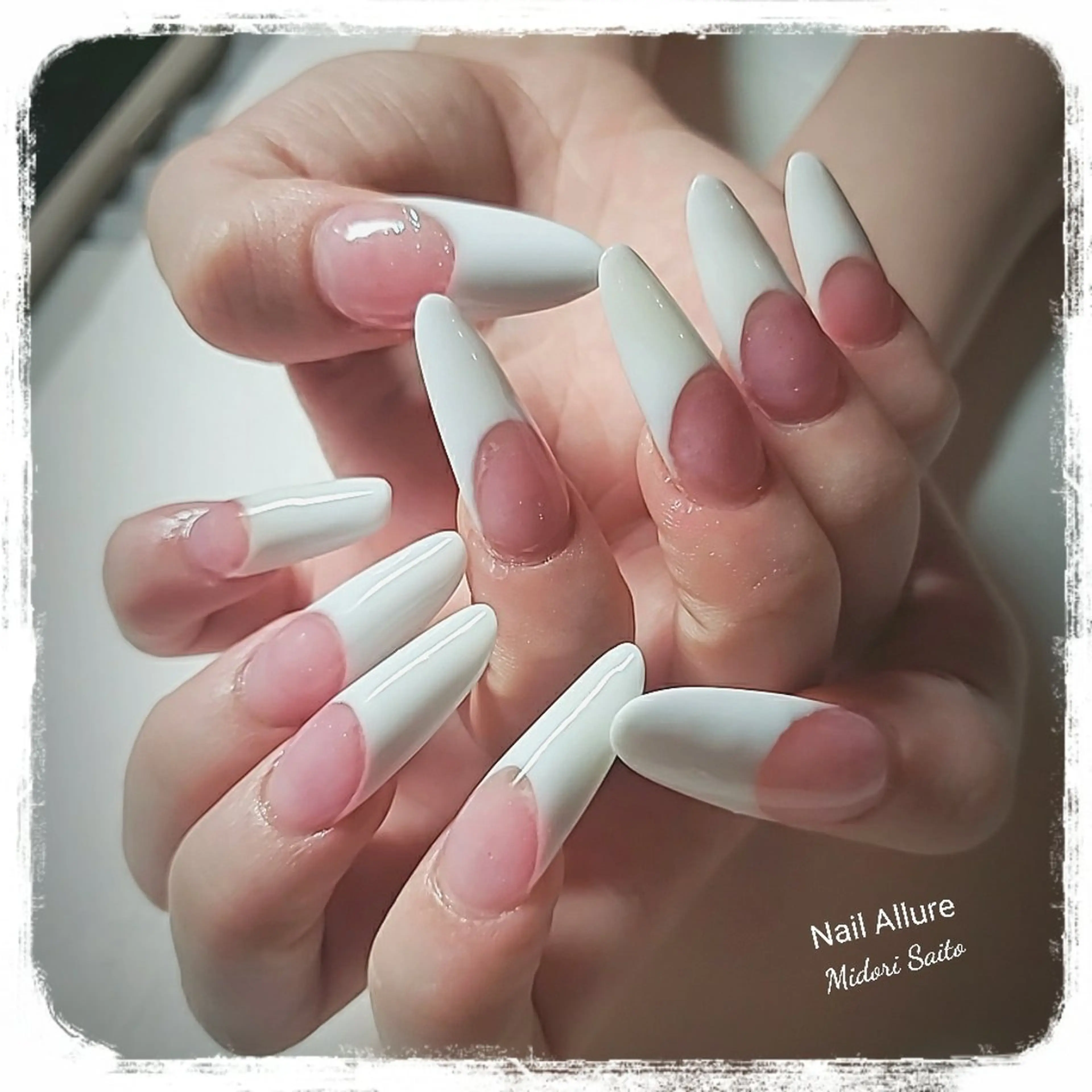 ネイル フレンチネイル ジェルネイル スカルプネイル Nail Allure(ネイル アルーア)所属・Nail Allureのネイルデザイン