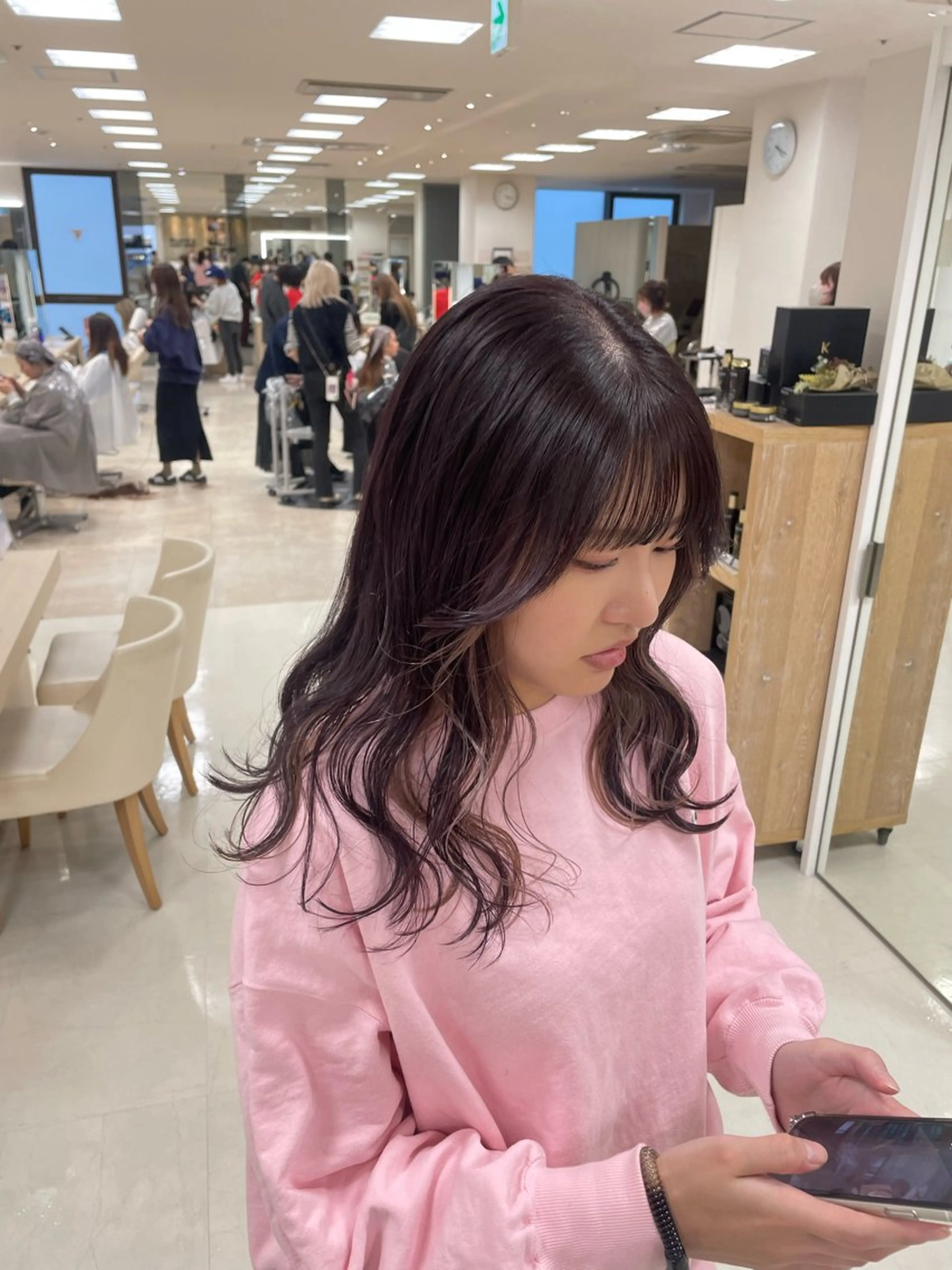 ロング カラー カット ヘアカラー ヘッドスパ ヘアセット 暖色レイヤー 🥀REIRIのヘアスタイル