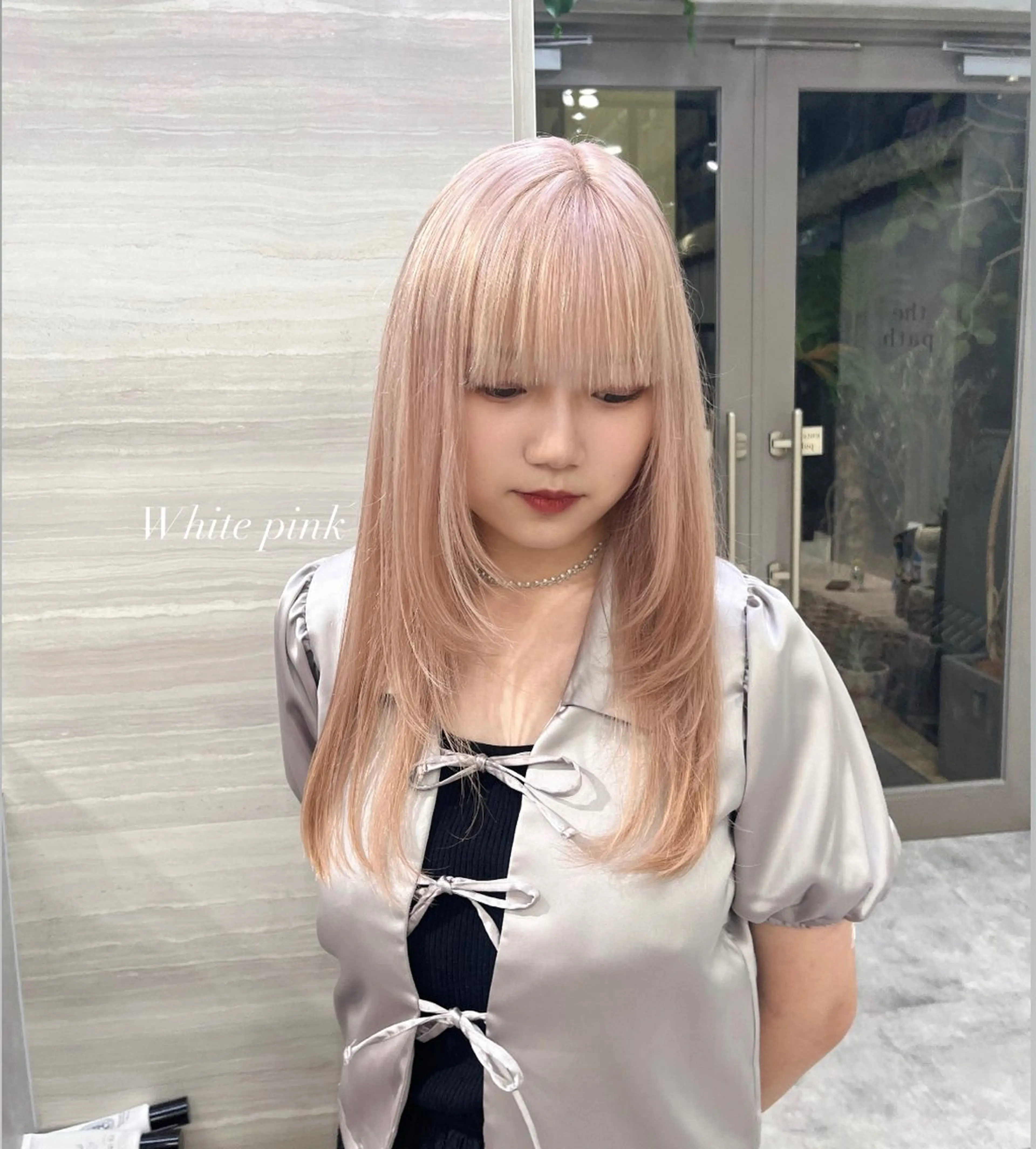ロング カラー ヘアカラー トリートメント the path ナツミのヘアスタイル