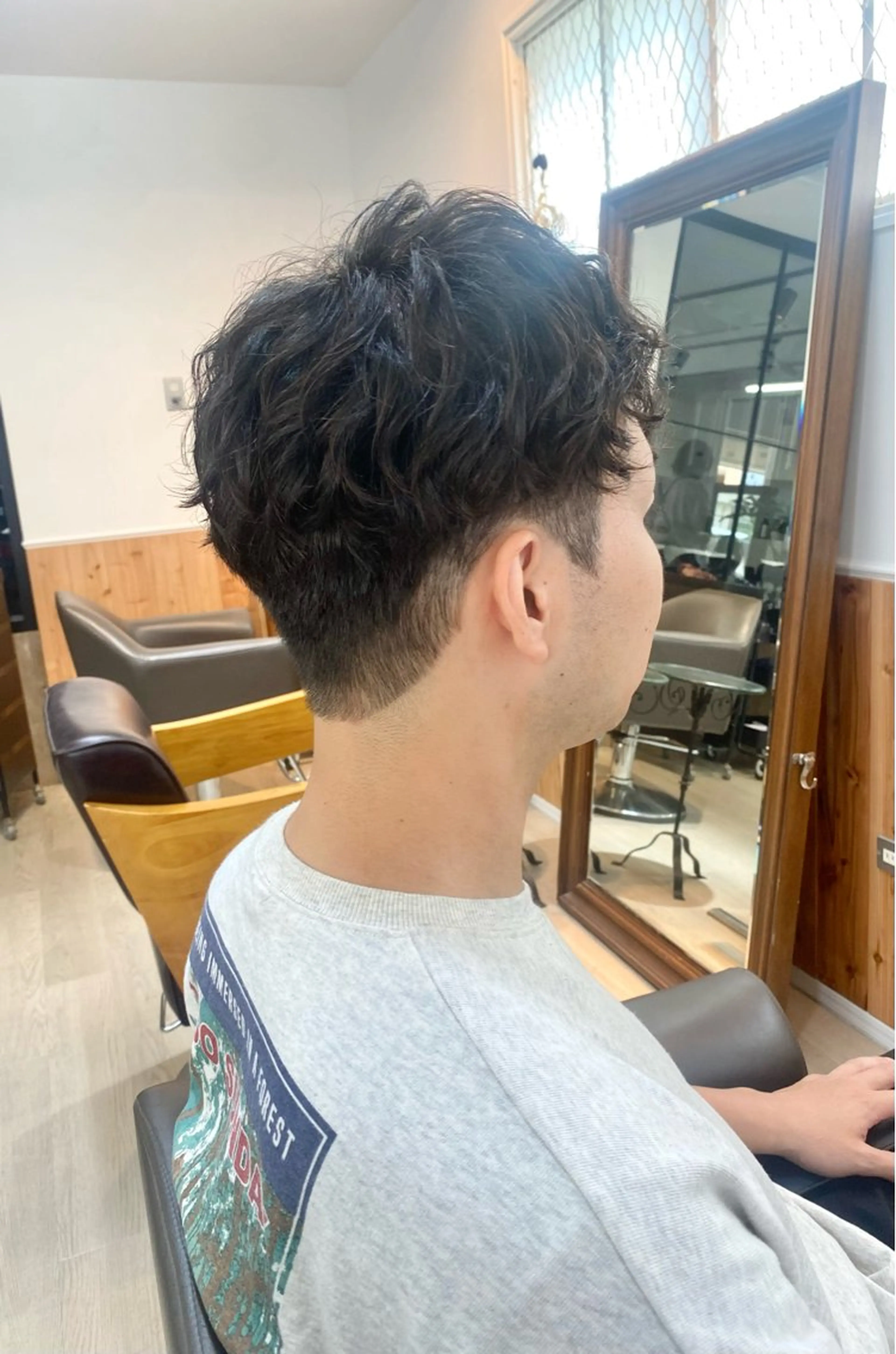 ショート パーマ メンズ カット パーマ Lumi上大岡所属・縮毛矯正/カラー/ 似合わせ/JUNのヘアスタイル