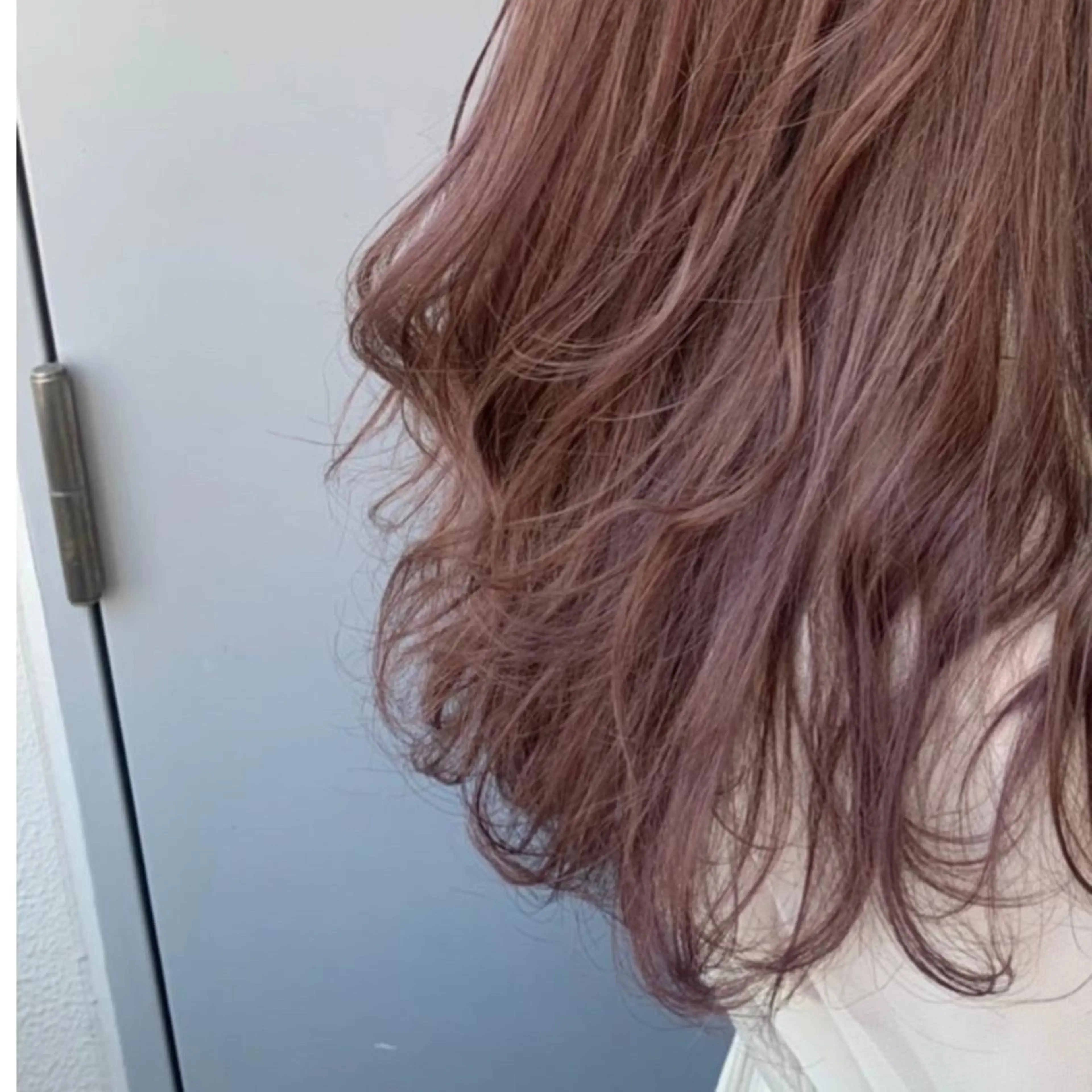 セミロング カラー ヘアアレンジ ベージュカラー ピンクカラー ピンクベージュ linette所属・🐩推し活🐩 FUTABA🍒のヘアスタイル