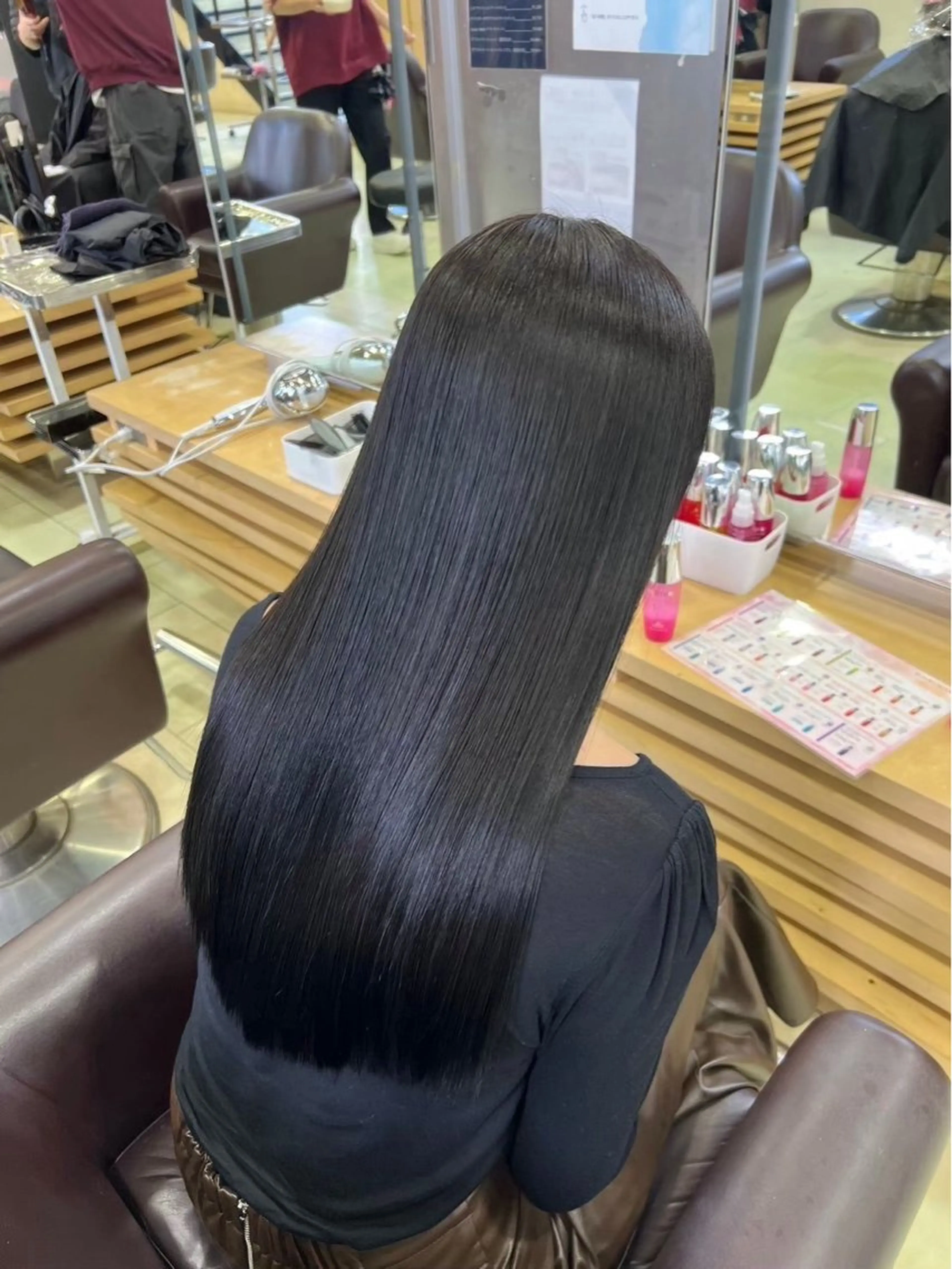 ロング カラー ヘアカラー waka❤️✨ レイヤーボブ/ネイルのヘアスタイル