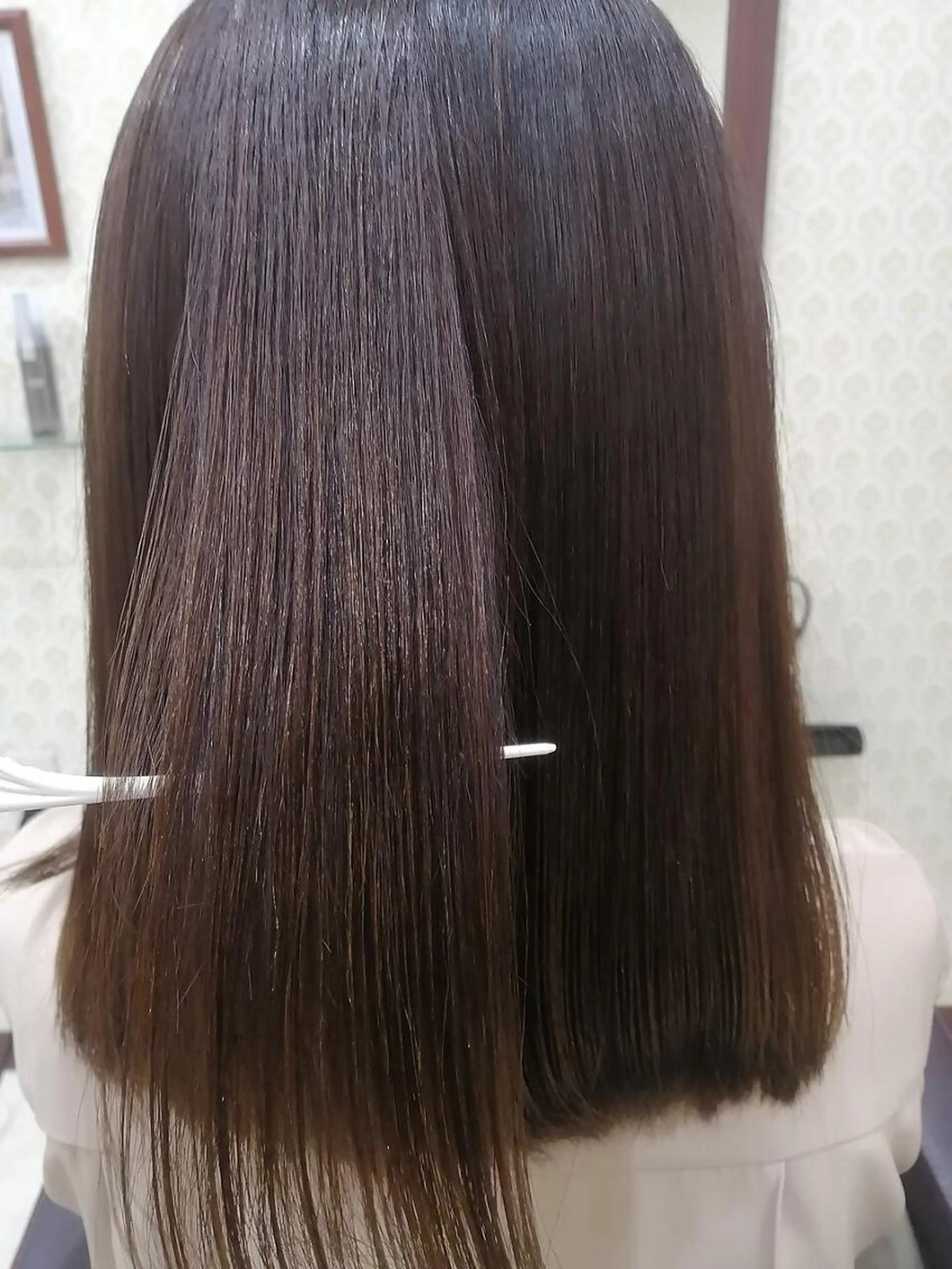 カット＋シルク縮毛矯正＋2stepトリートメント　￥13500の写真