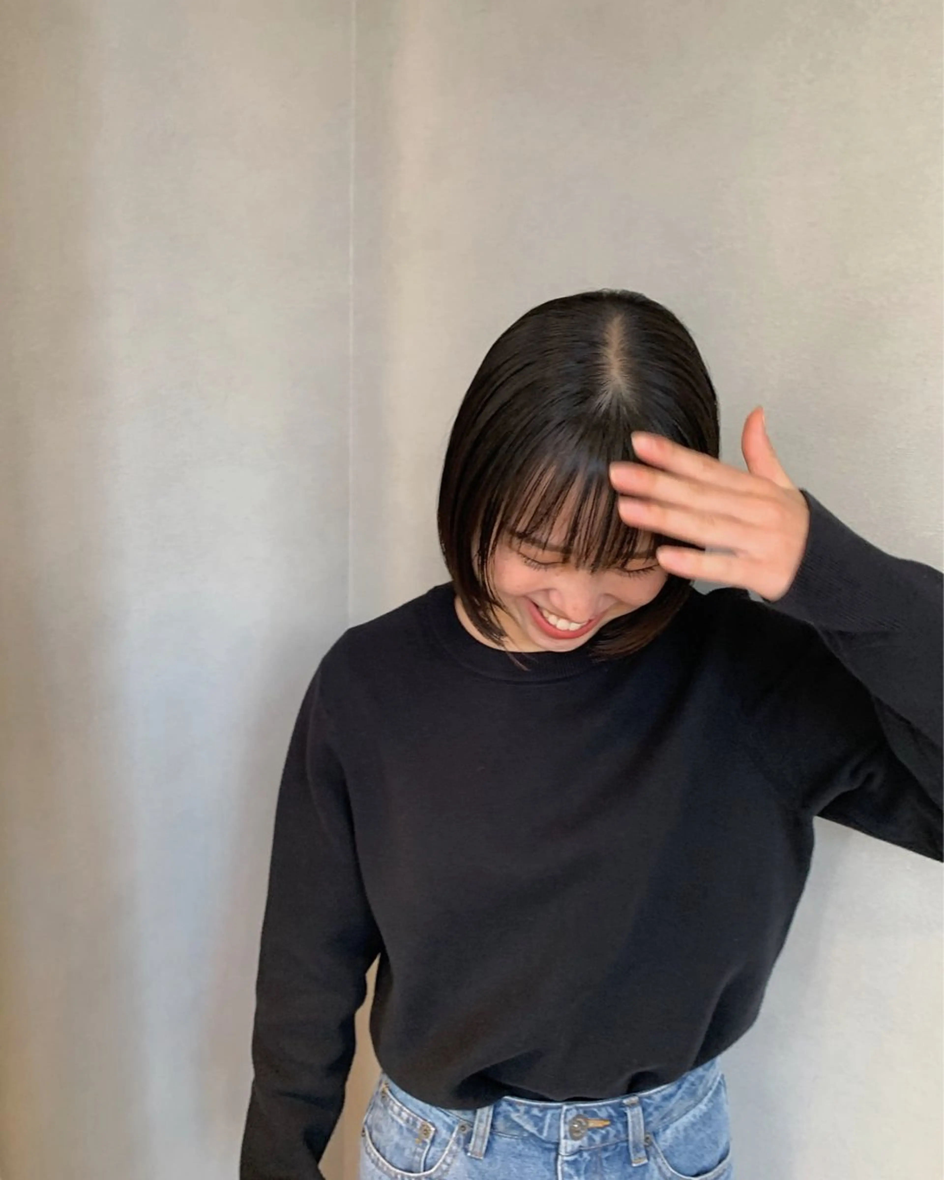 ミディアム 門野 優羽のヘアスタイル